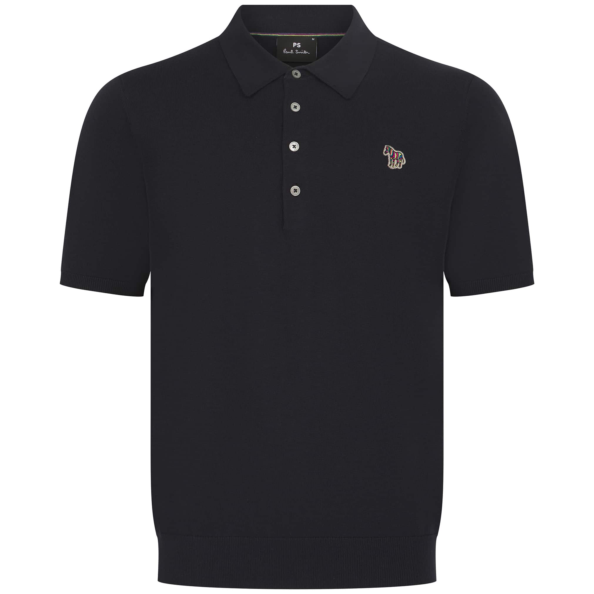 PAUL SMITH SHORT SLEEVE KNIT POLO SHIRT