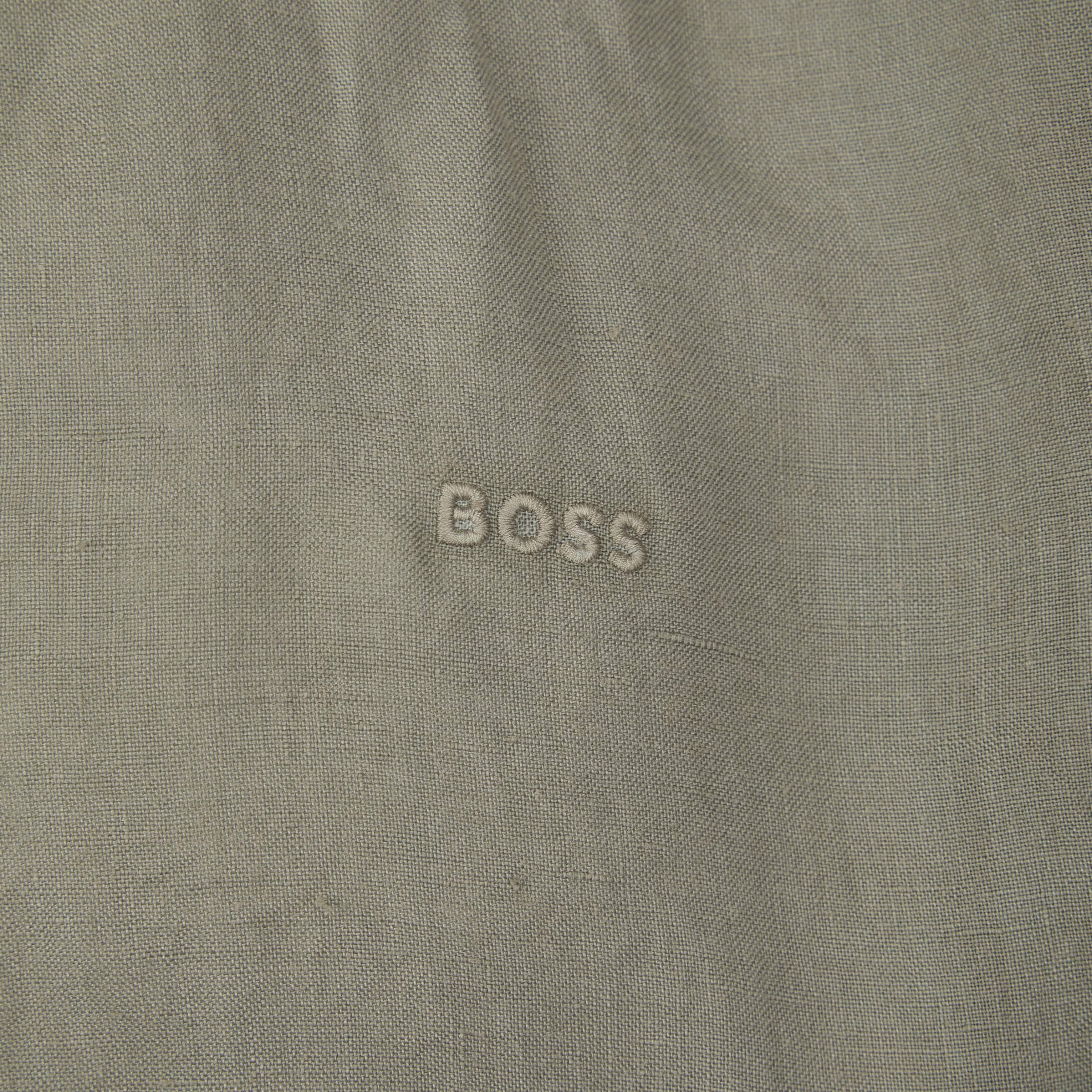 BOSS RELEGANT_ 6 LONG SLEEVE LINEN SHIRT