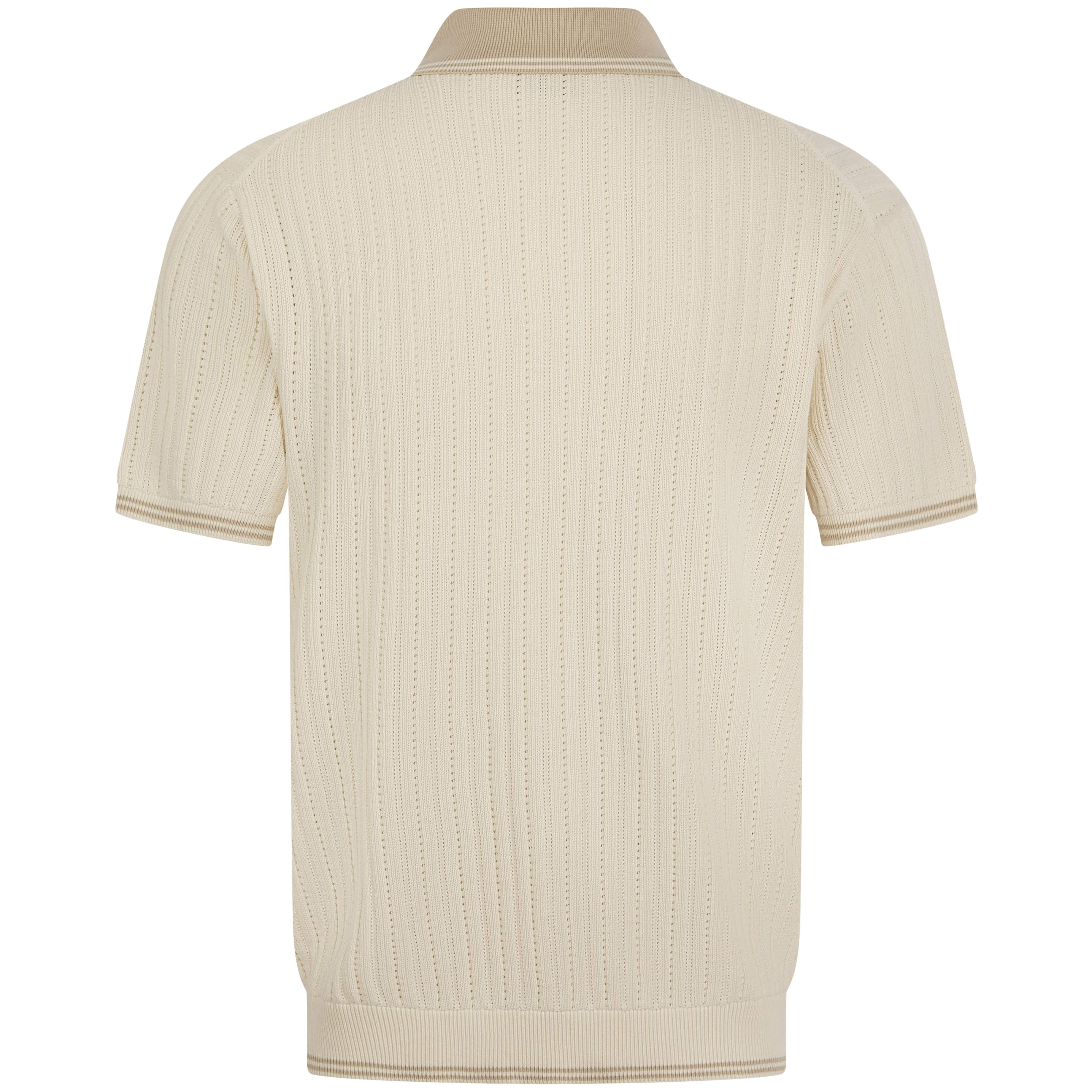 PAUL SMITH RIB KNIT POLO SHIRT