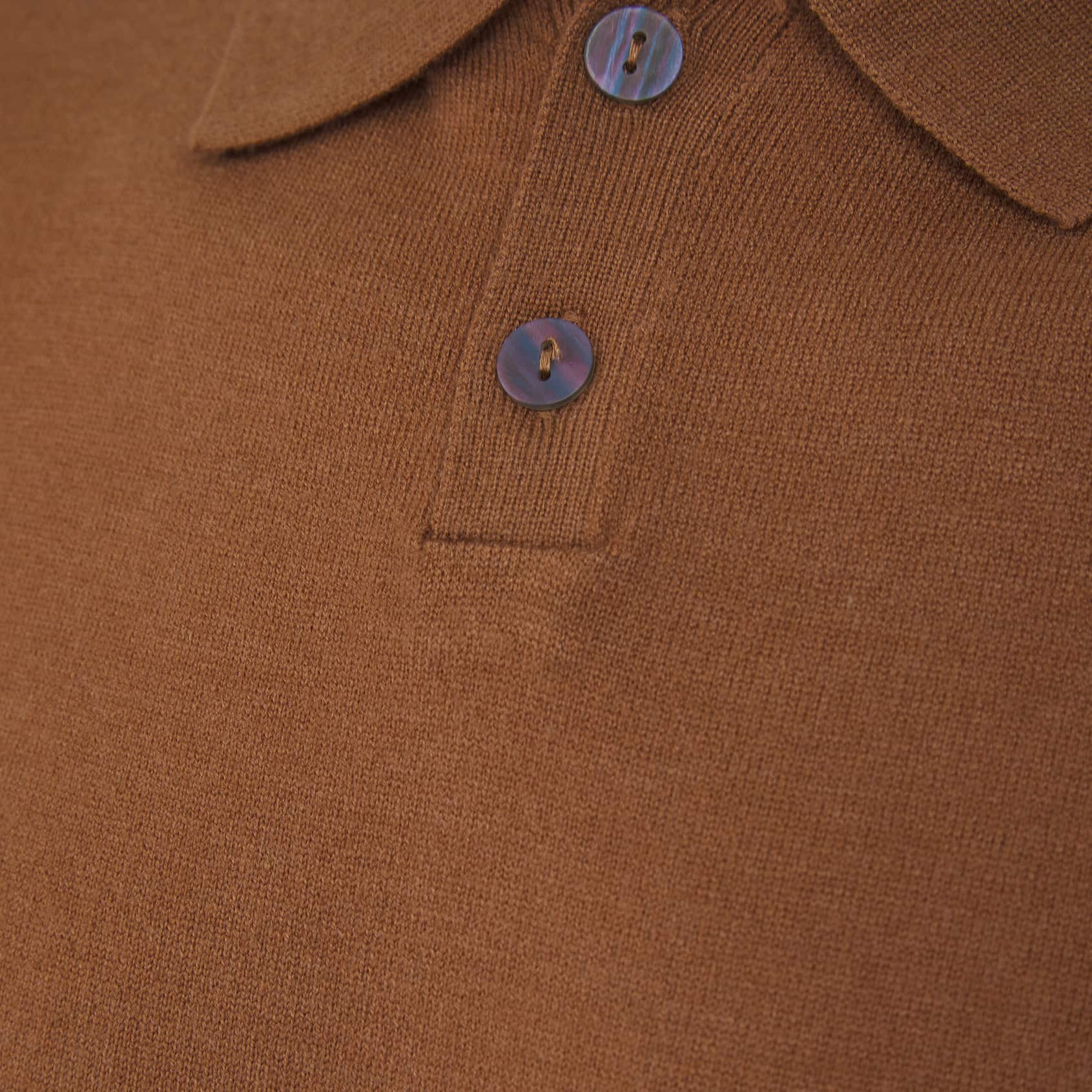 SEINSE SOFT TOUCH LONG SLEEVE KNIT POLO SSEINSE