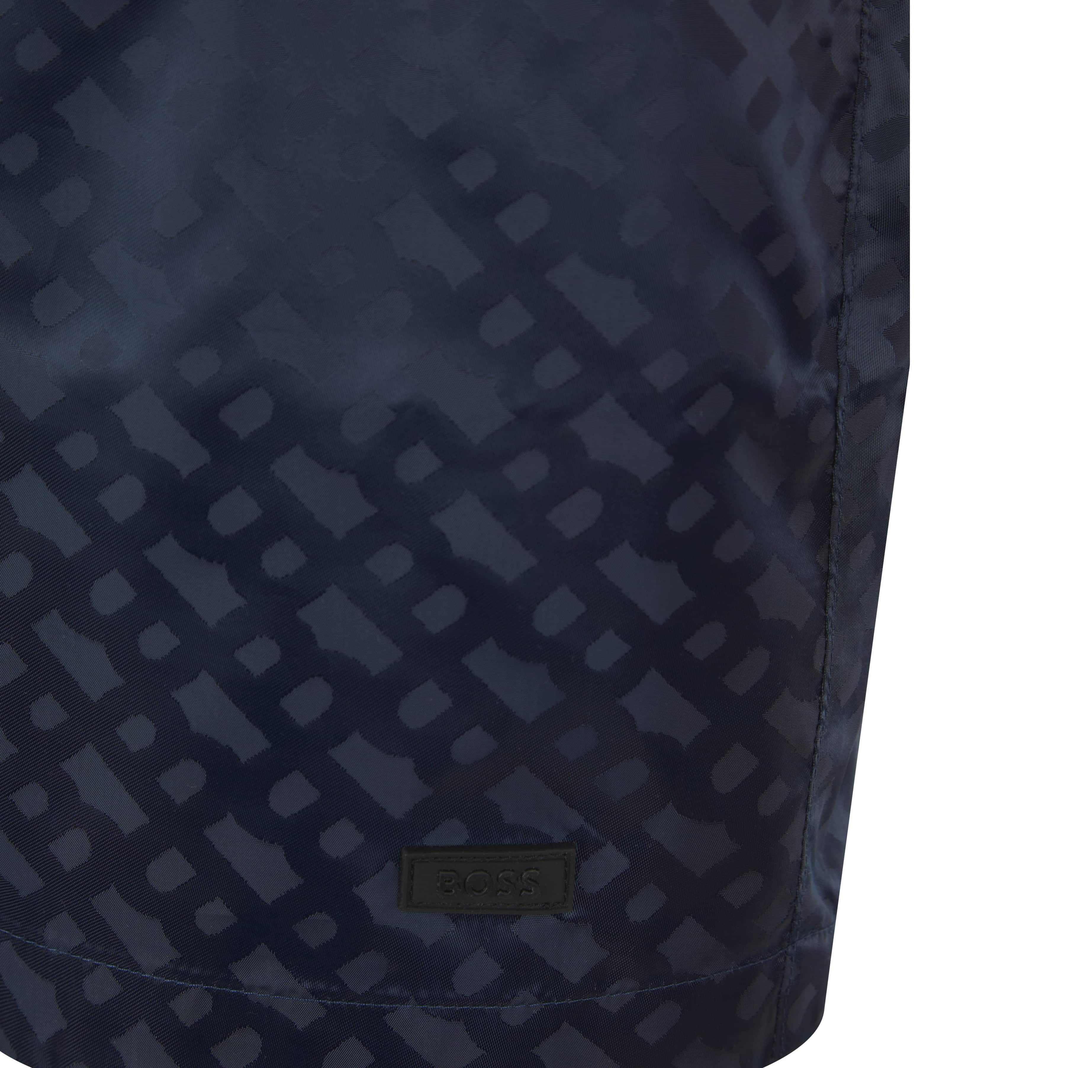BOSS JACQUES MONOGRAM PRINT SWIM SHORTS