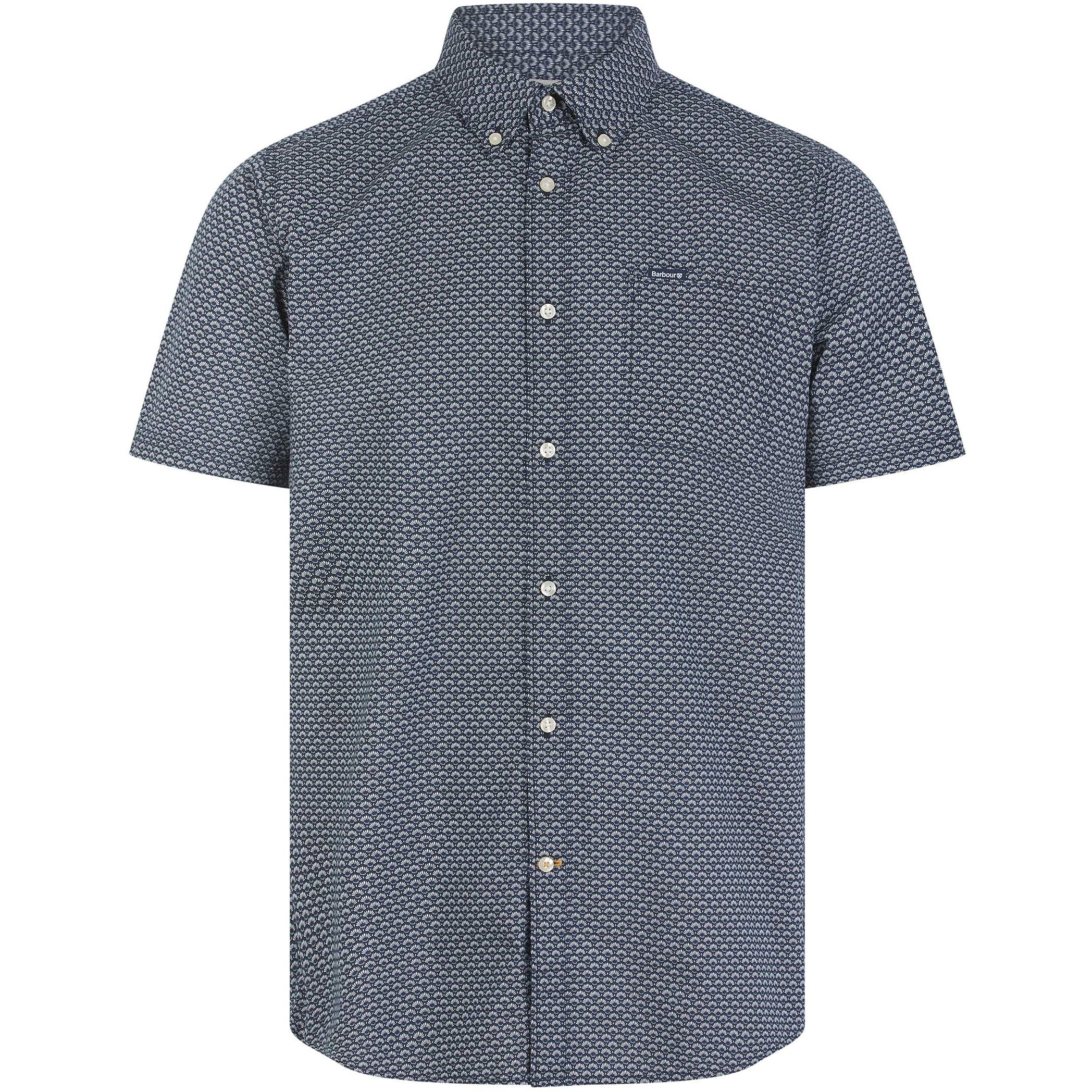 BARBOUR SHELL TAILORED FIT SHORT SLEEVE SHIRT
