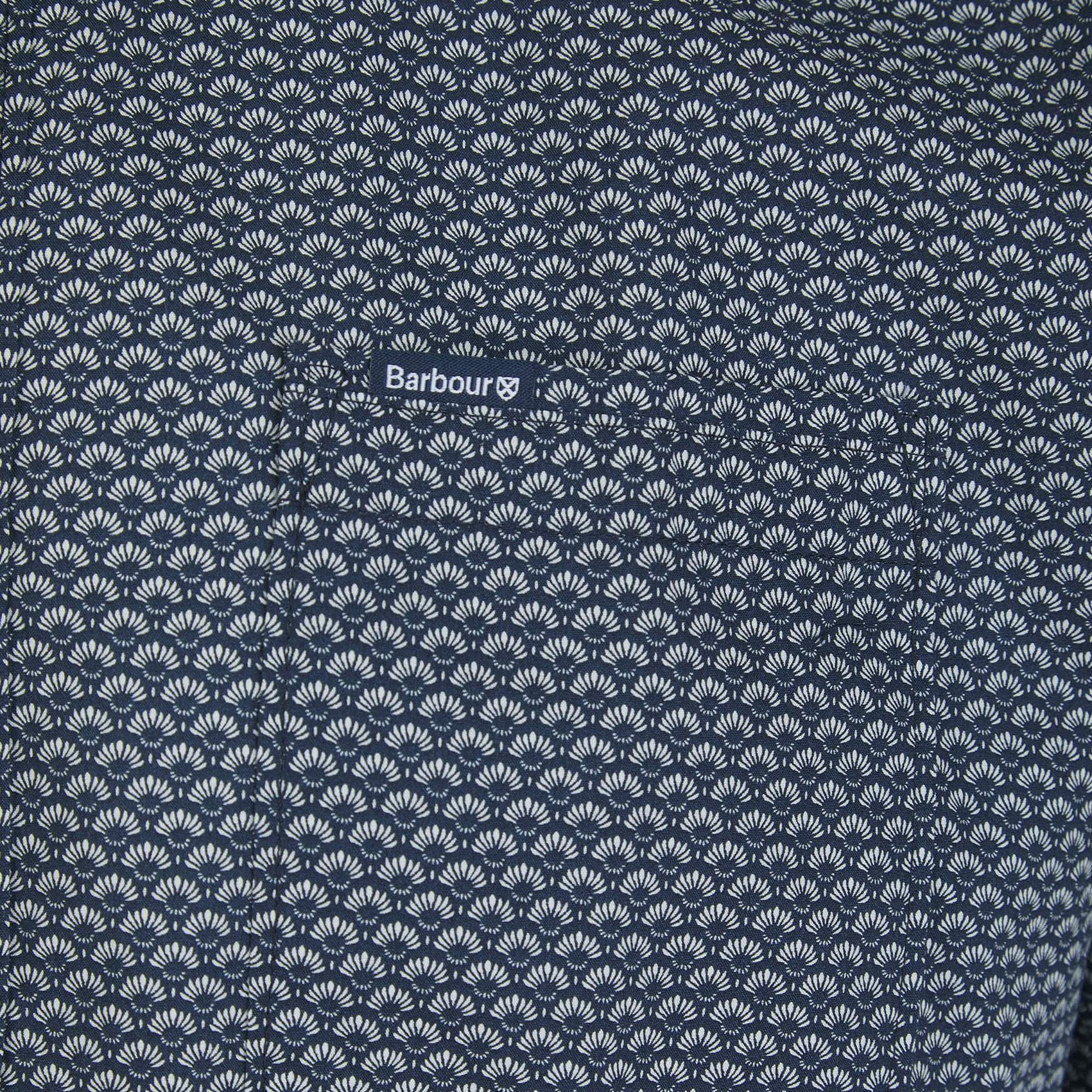 BARBOUR SHELL TAILORED FIT SHORT SLEEVE SHIRT