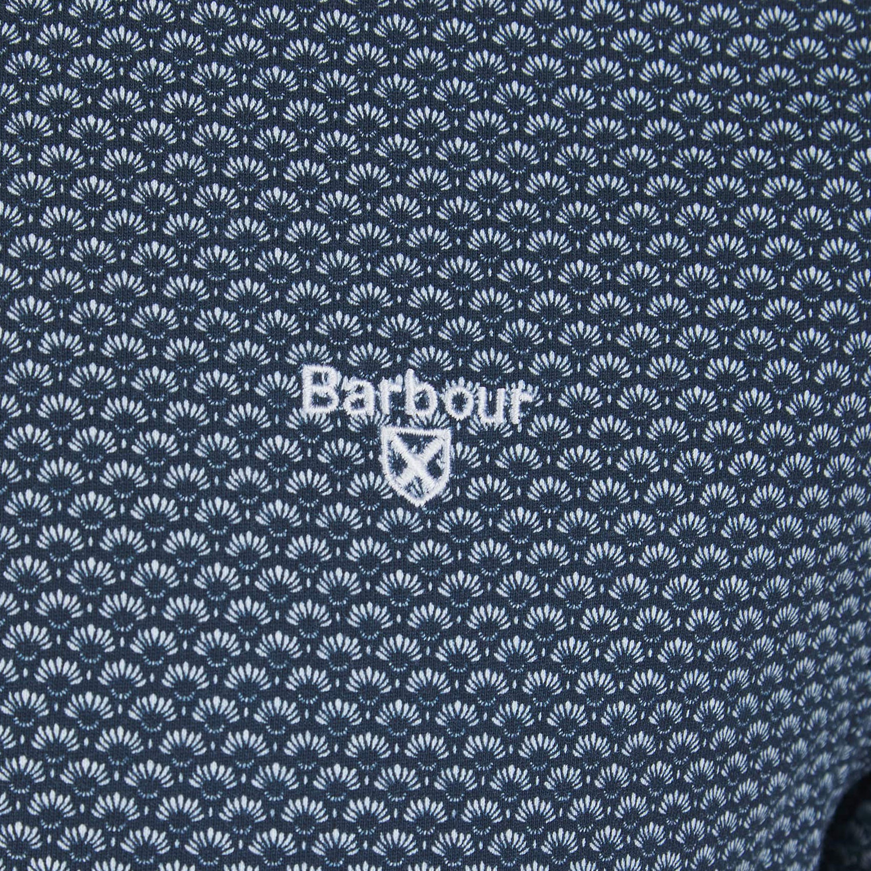 BARBOUR SHELL PRINTED POLO SHIRT