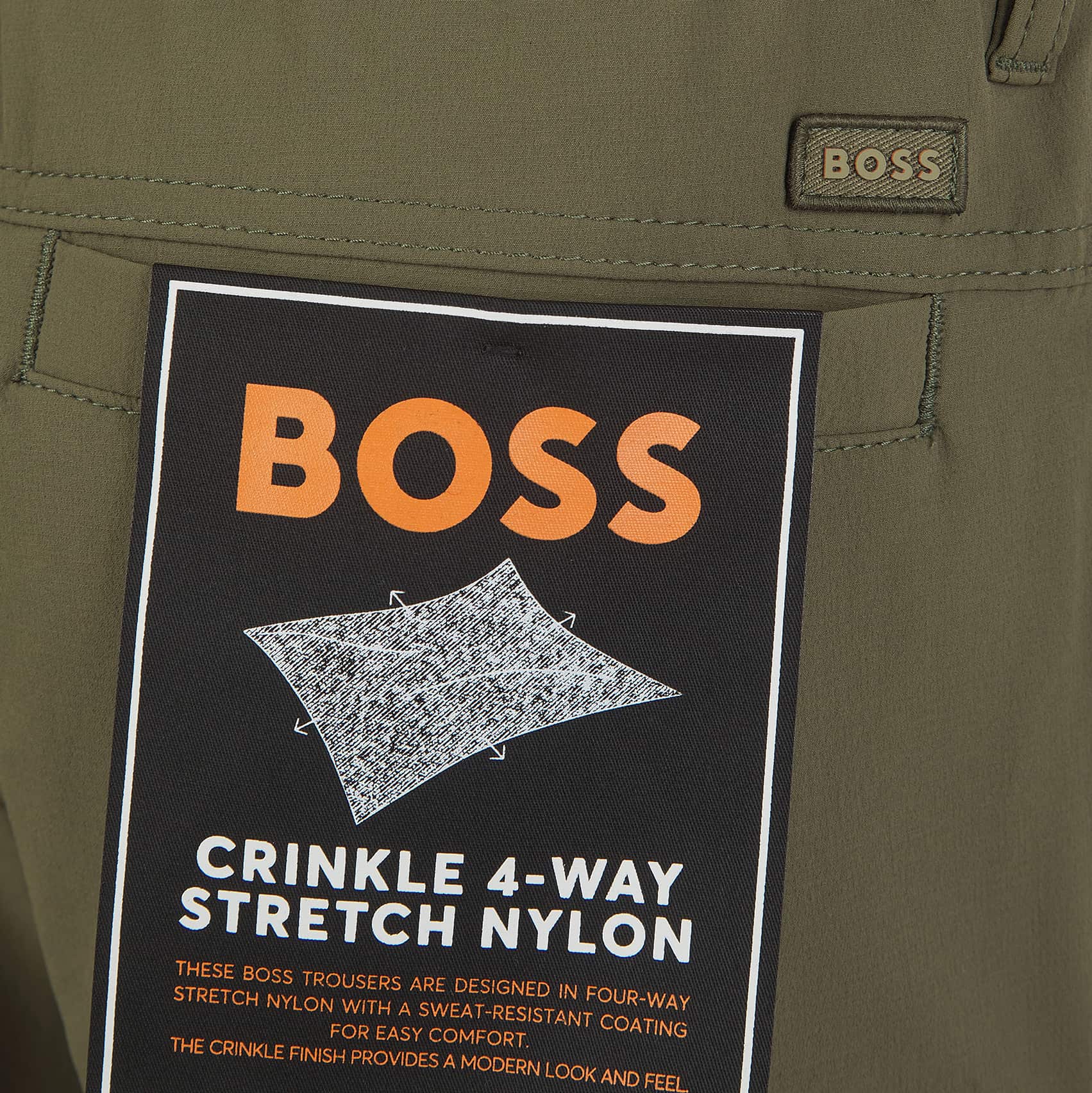 BOSS CHINO-TAPERED-DS-4 LIGHTWEIGHT TROUSERS