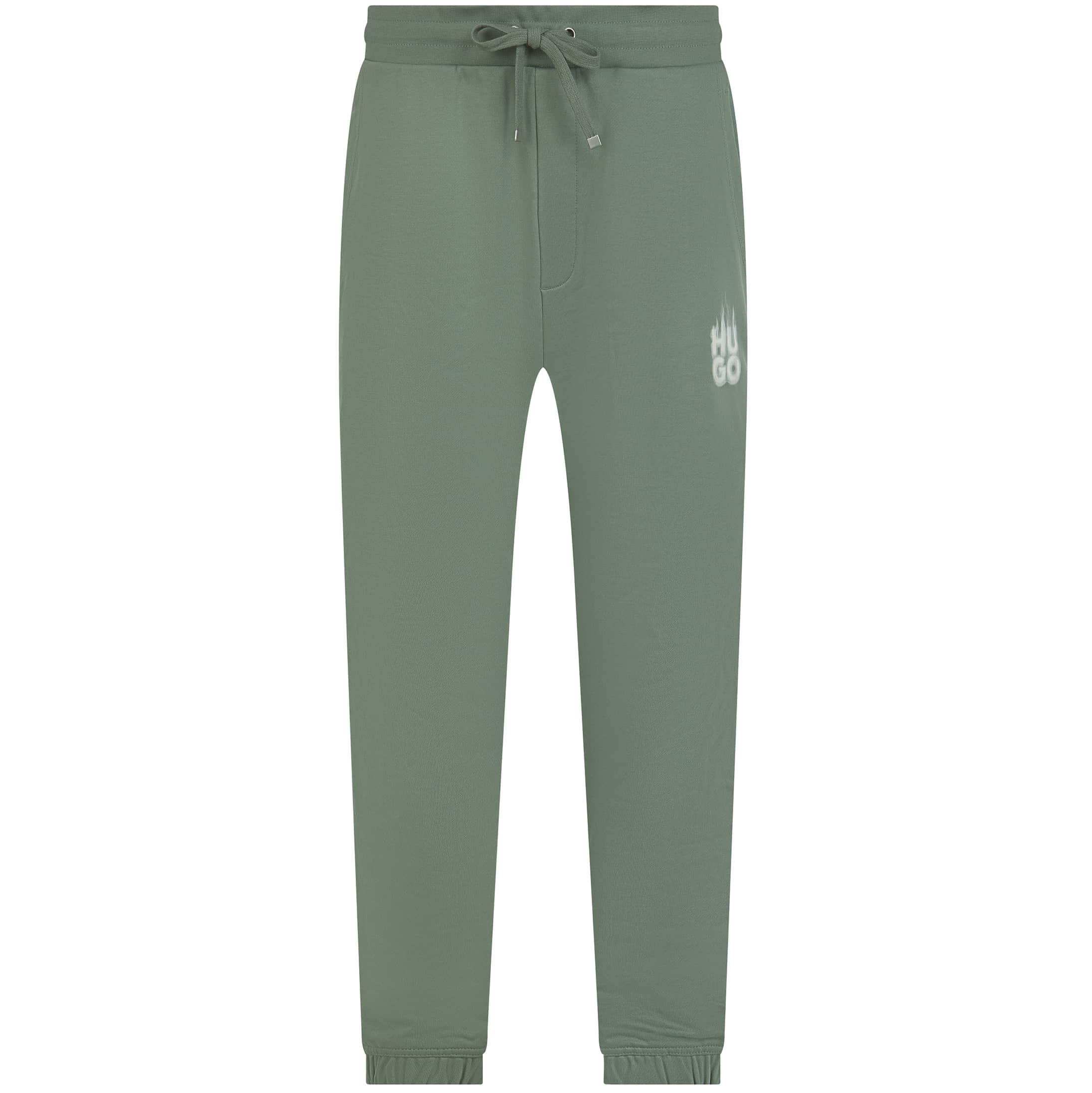 HUGO DILBERO SMOKE LOGO TRACKSUIT BOTTOMS