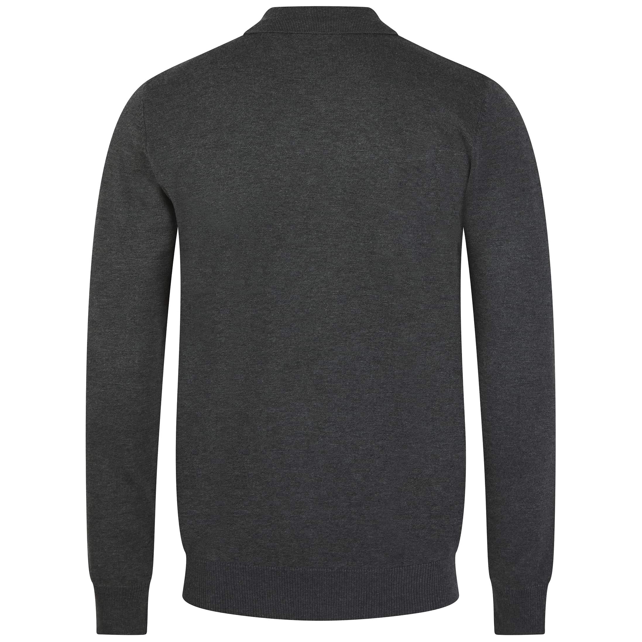 SEINSE LONG SLEEVE KNIT POLO SHIRT