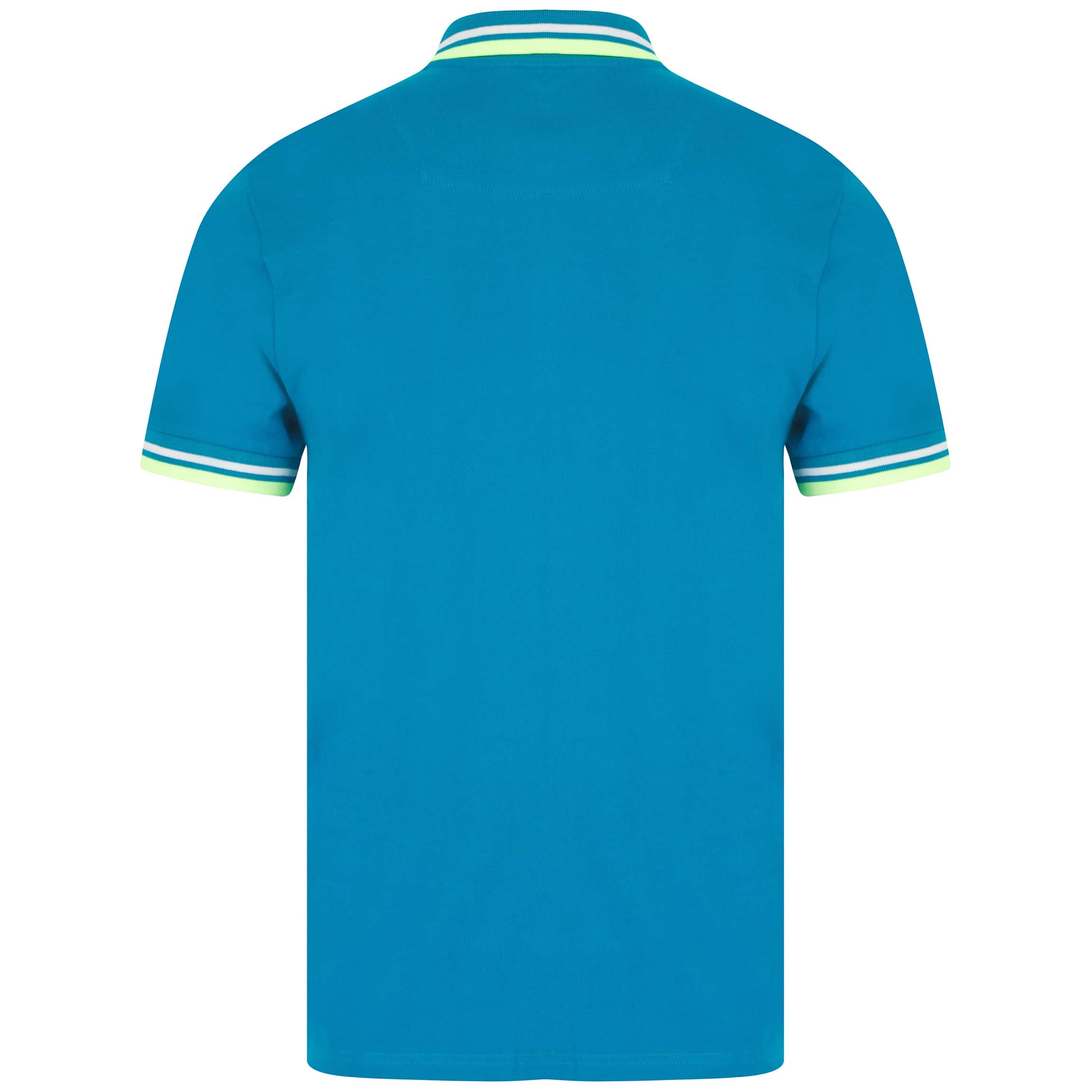 REPLAY CONTRAST COLLAR STRETCH PIQUÉ POLO SHIRT