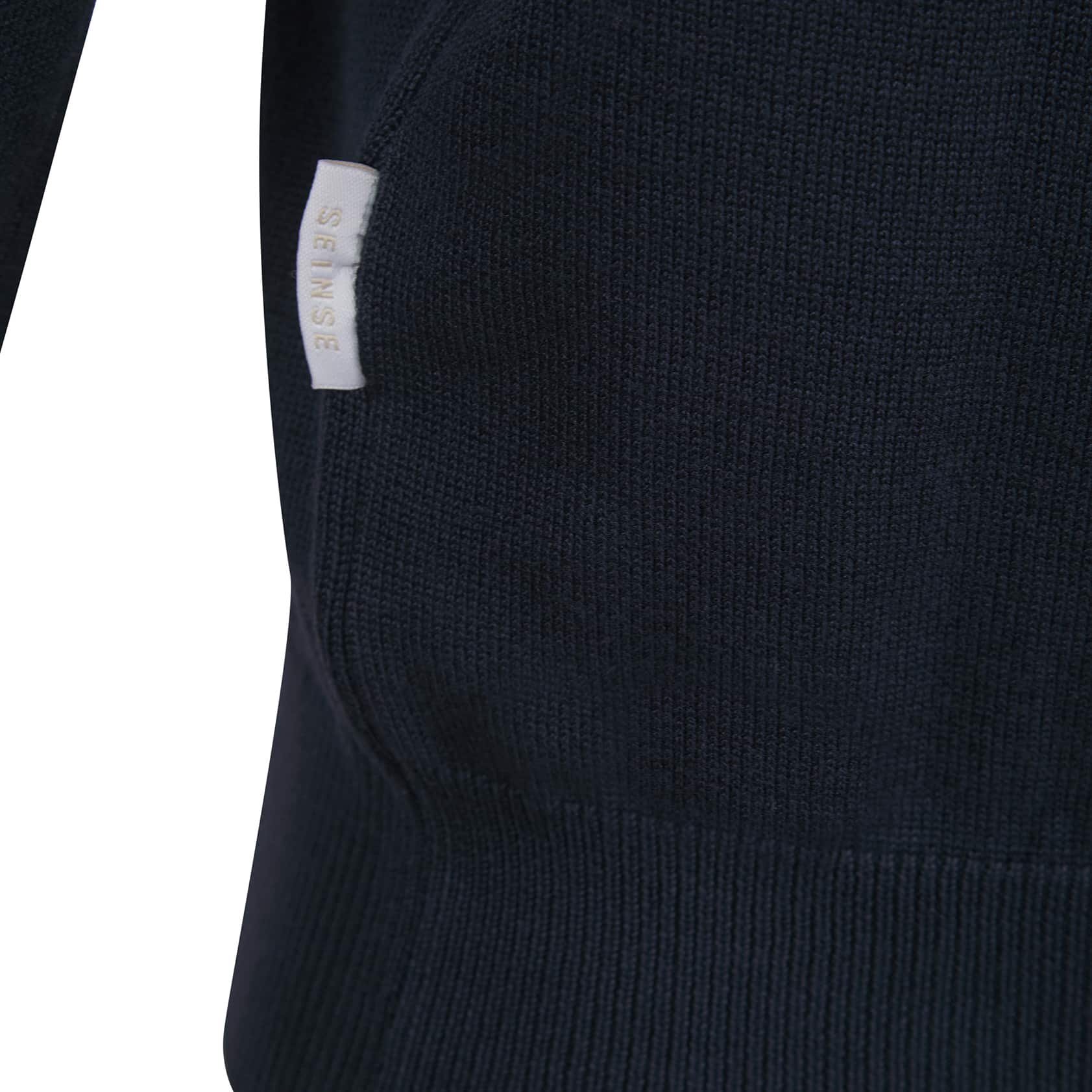 SEINSE LONG SLEEVE KNIT POLO SHIRT