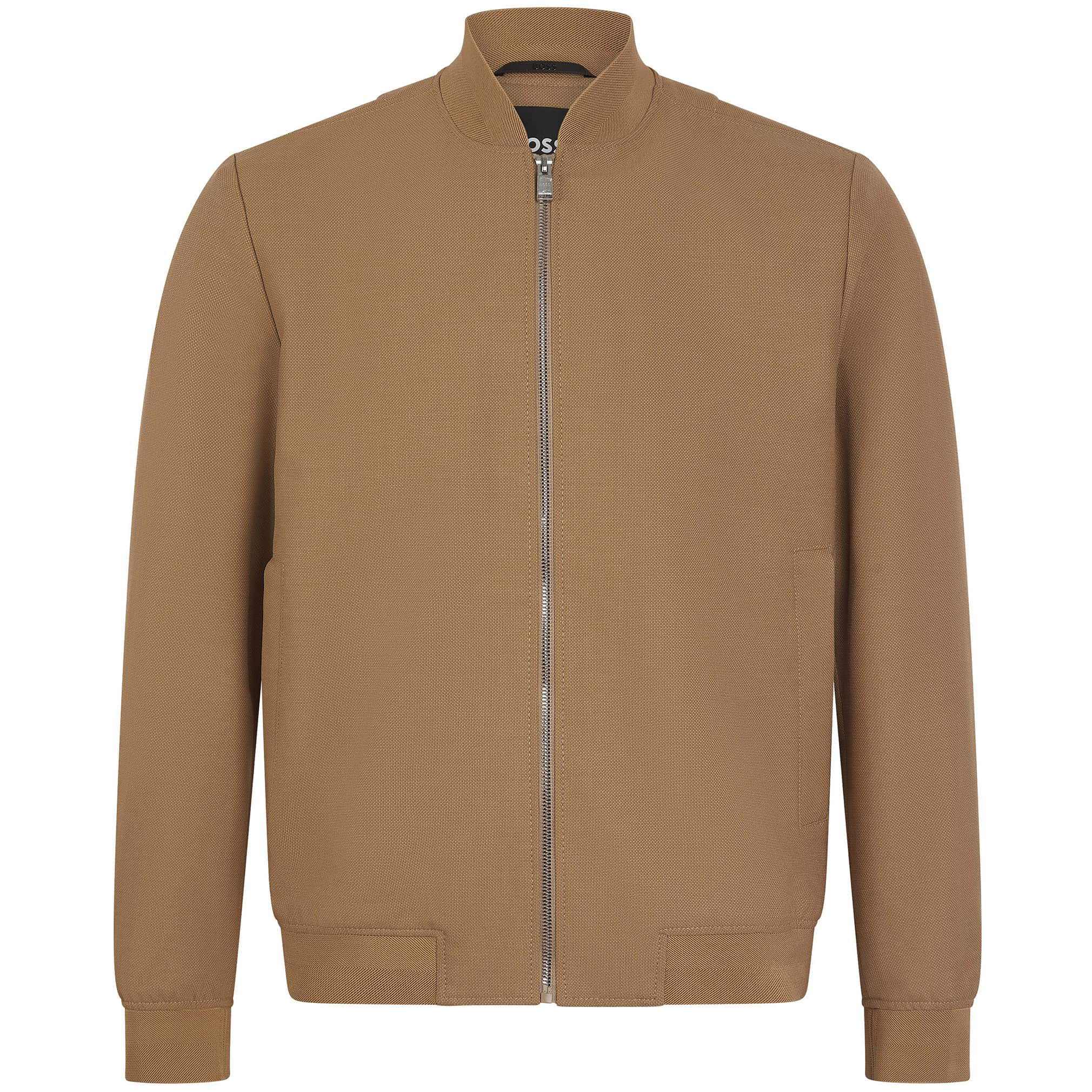 BOSS P-HANRY MACHINE-WASHABLE STRETCH FABRIC SLIM-FIT JACKET