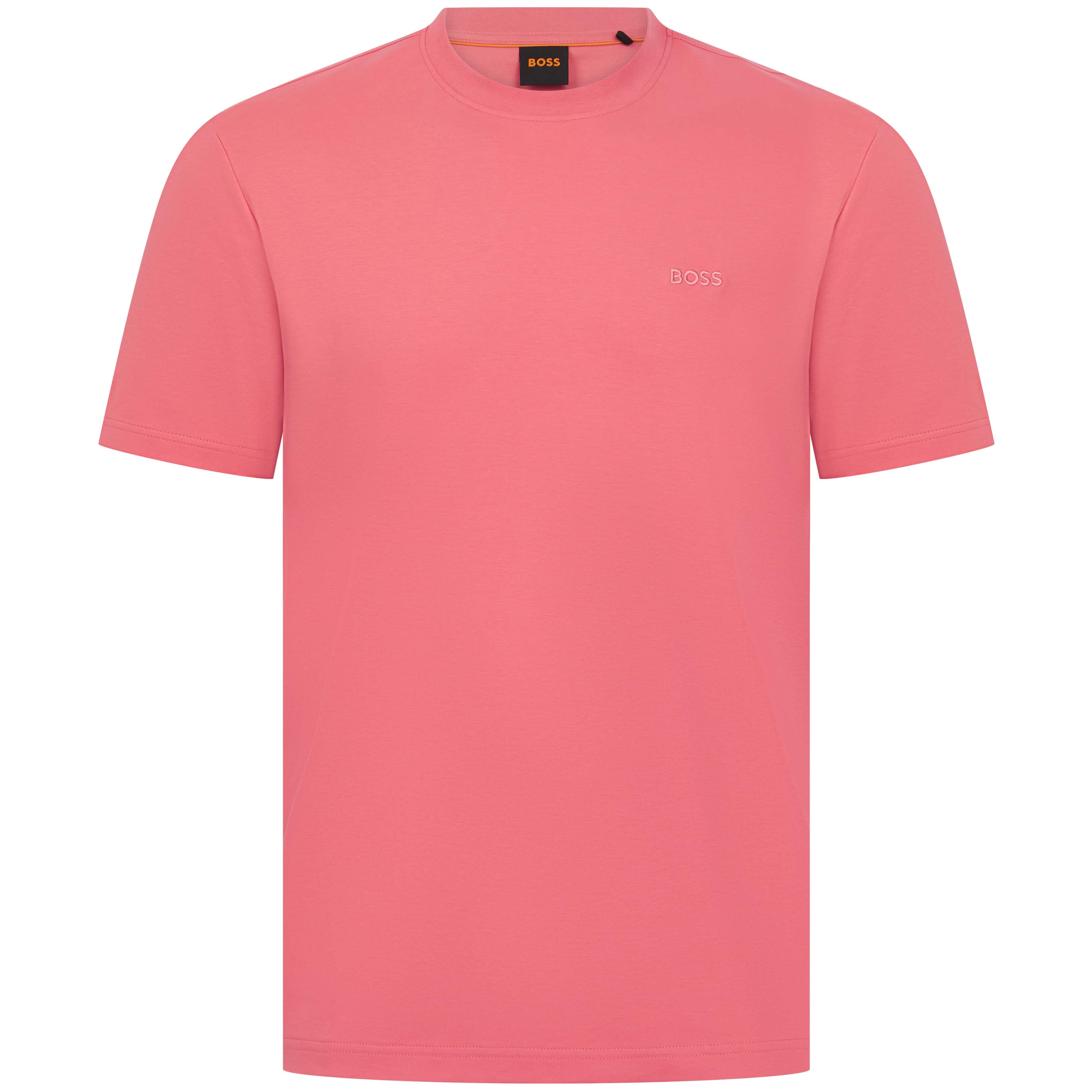 BOSS INTERLOCK-COTTON T-SHIRT