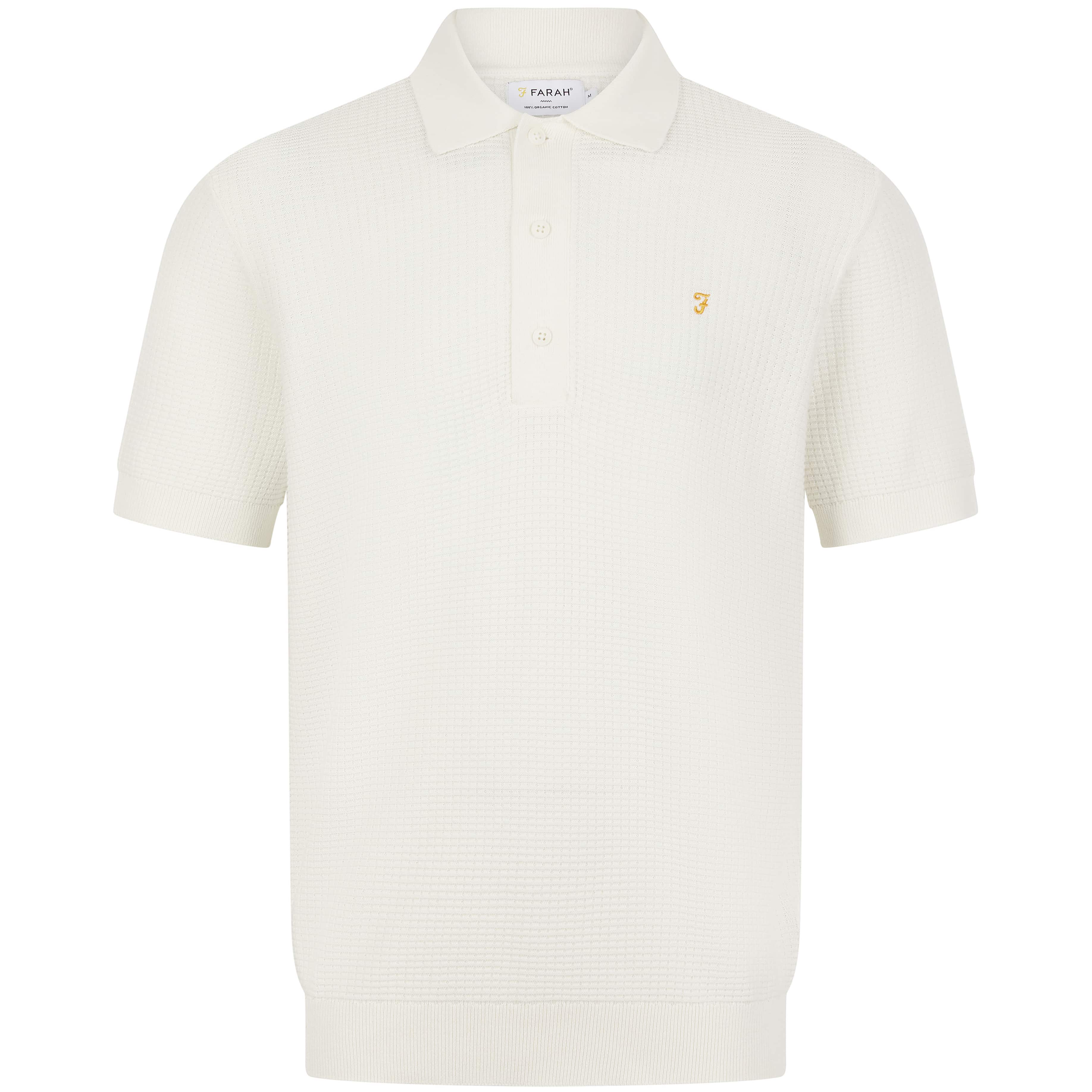 FARAH THORNLEY KNITTED POLO SHIRT