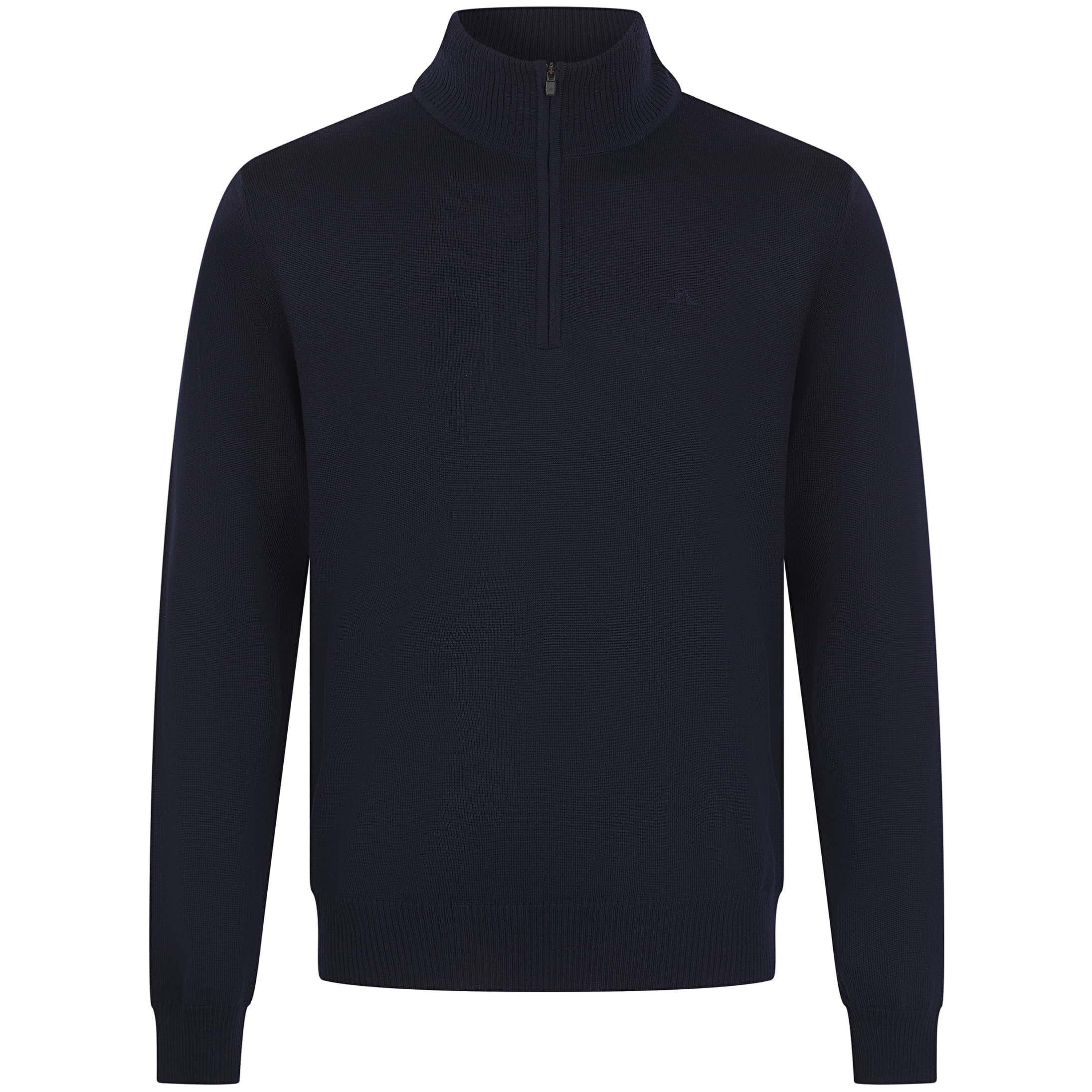 J. LINDEBERG KIYAN MERINO 1/4 ZIP KNIT JUMPER