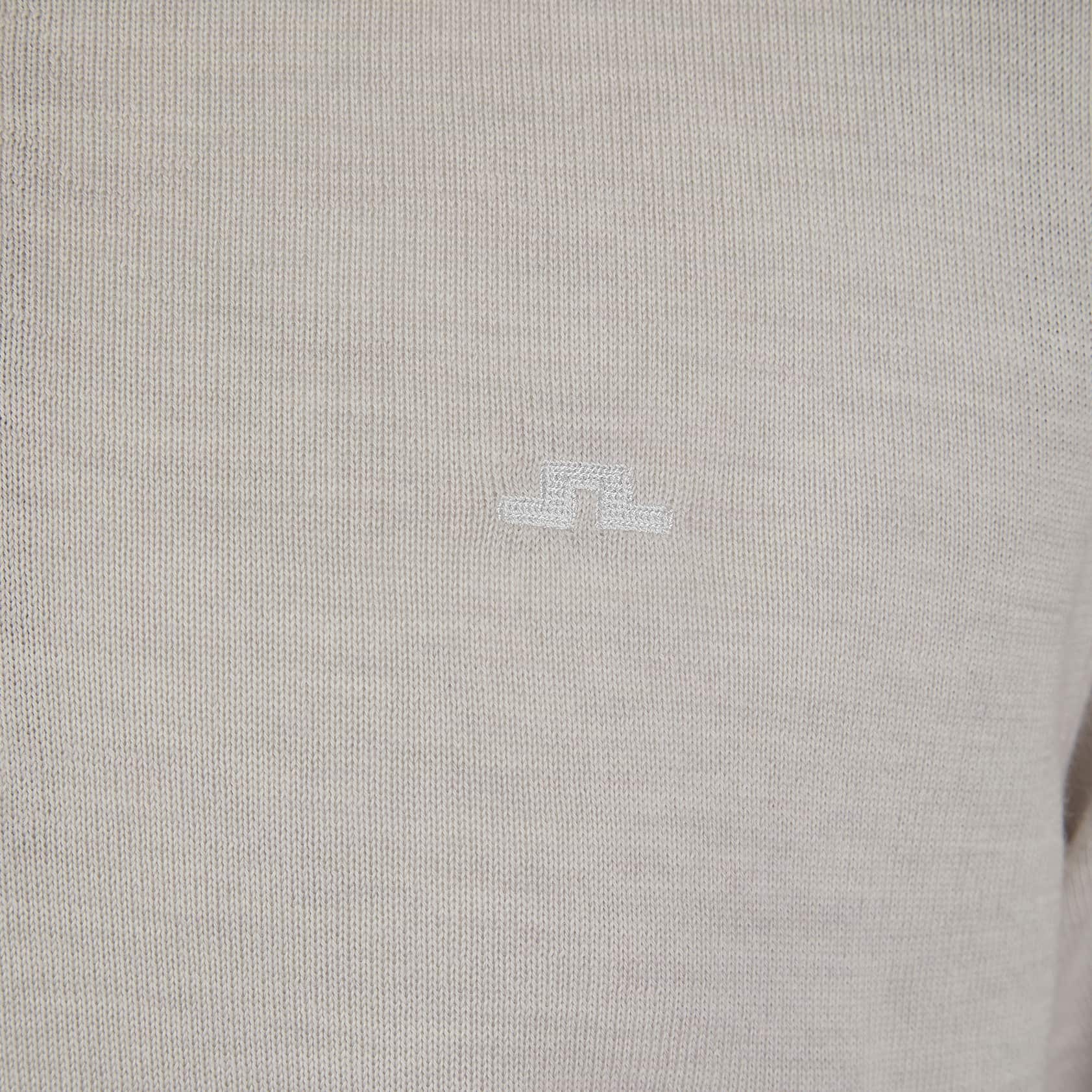 J. LINDEBERG KIYAN MERINO 1/4 ZIP KNIT JUMPER