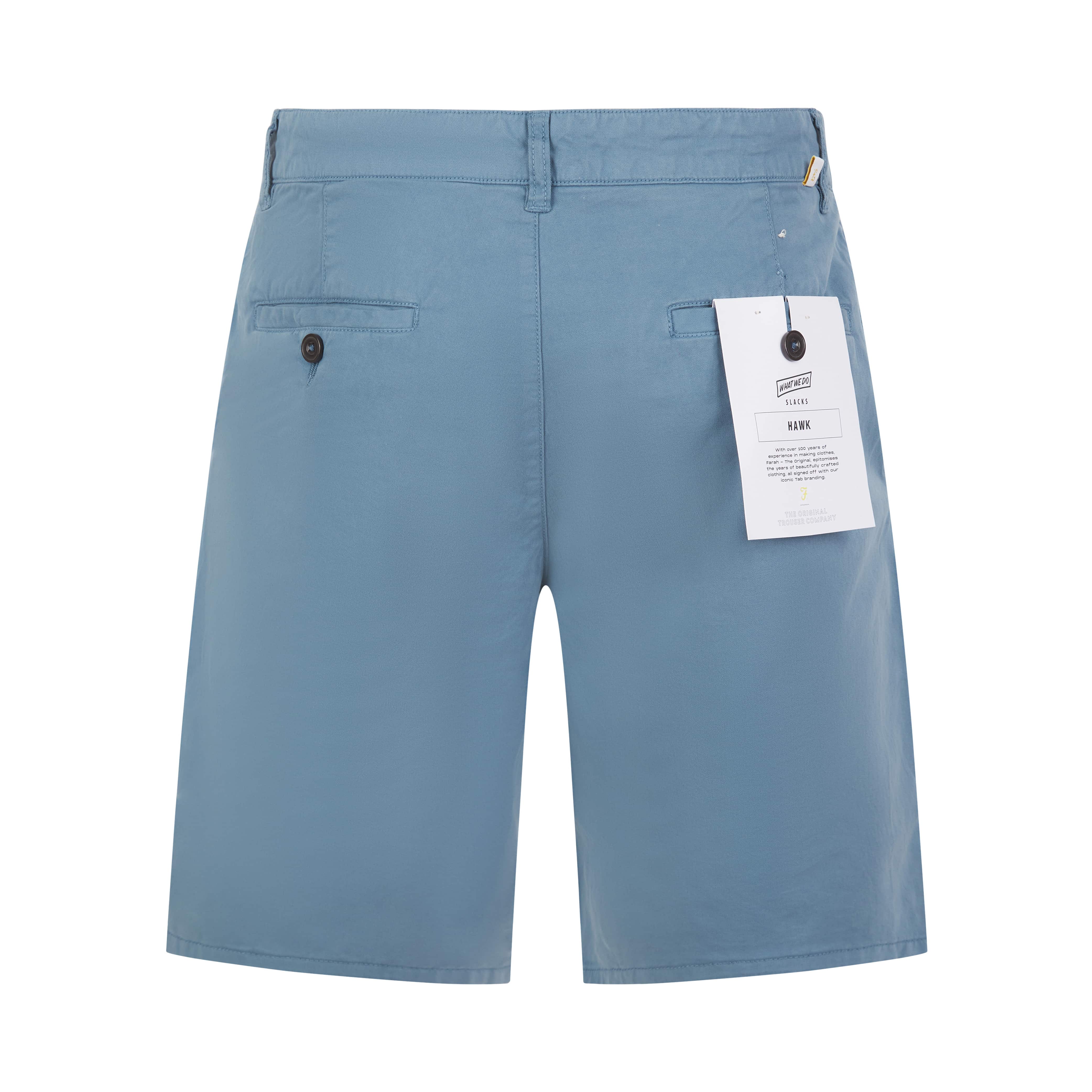 FARAH HAWK GARMENT DYED CHINO SHORTS