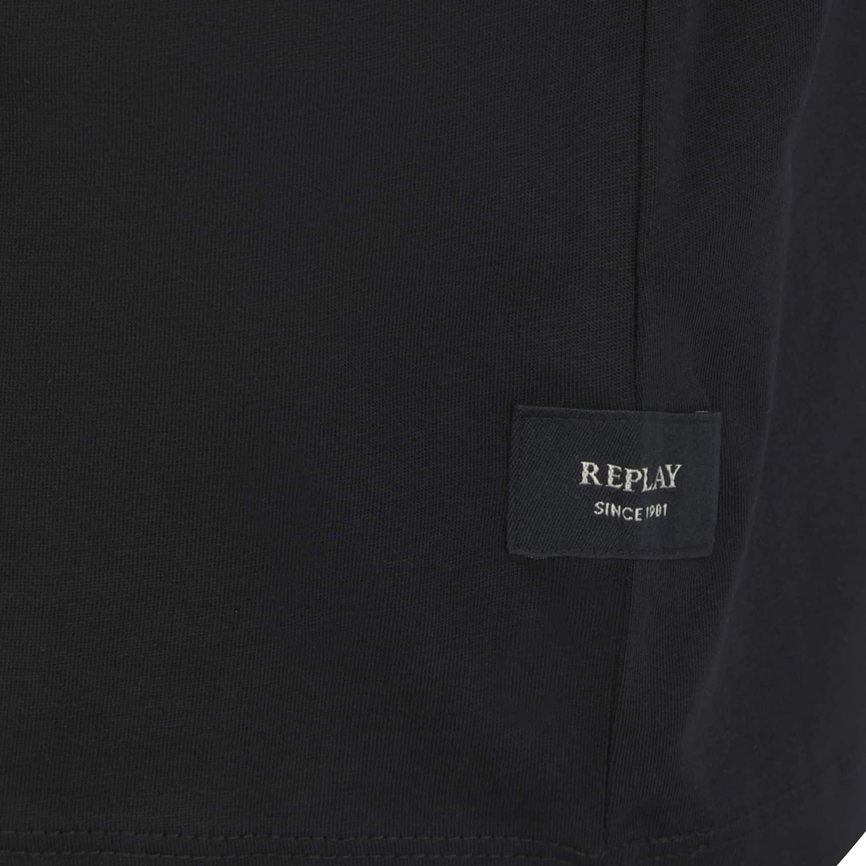 REPLAY PRINTED LOGO T-SHIRT