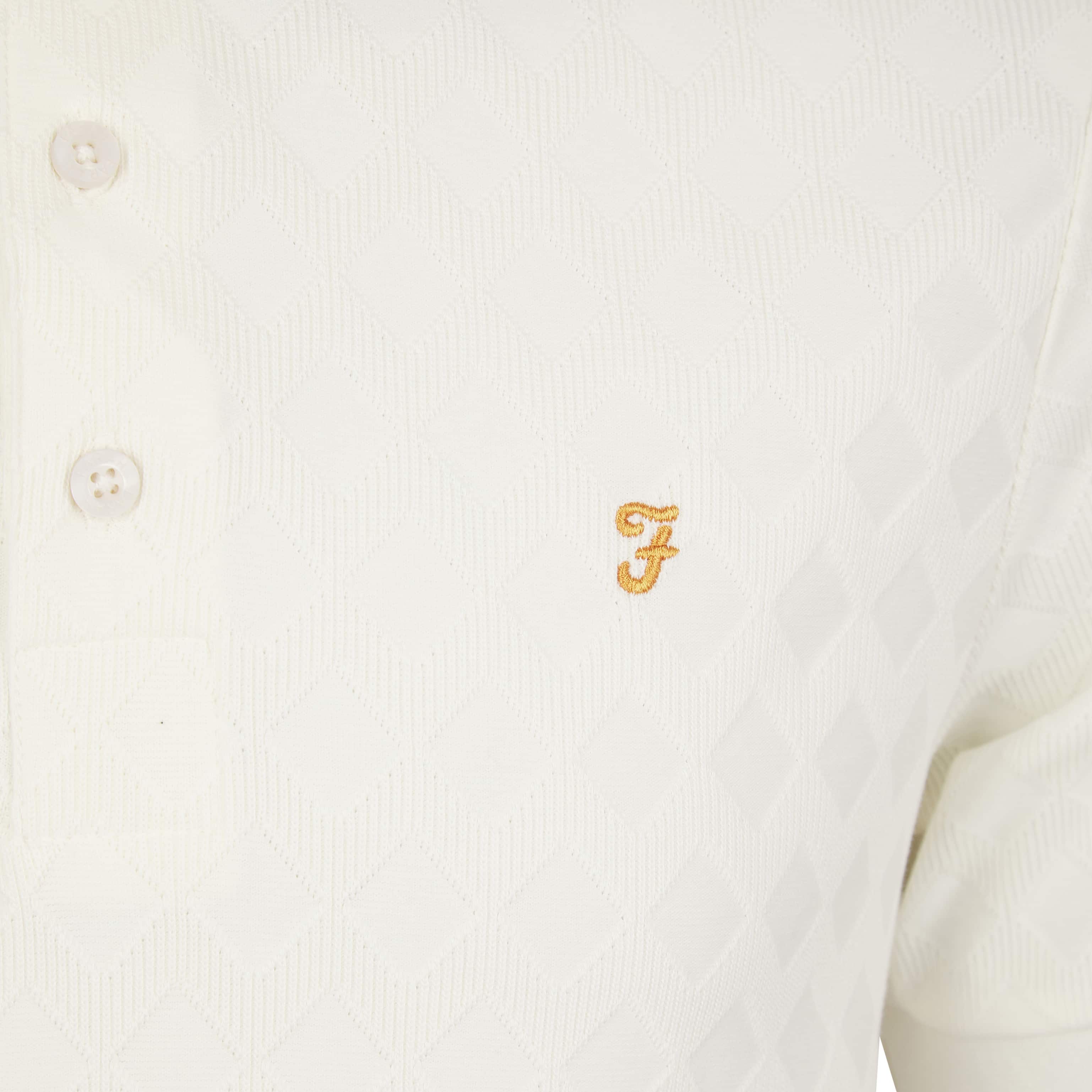 FARAH HORACE JACQUARD POLO SHIRT