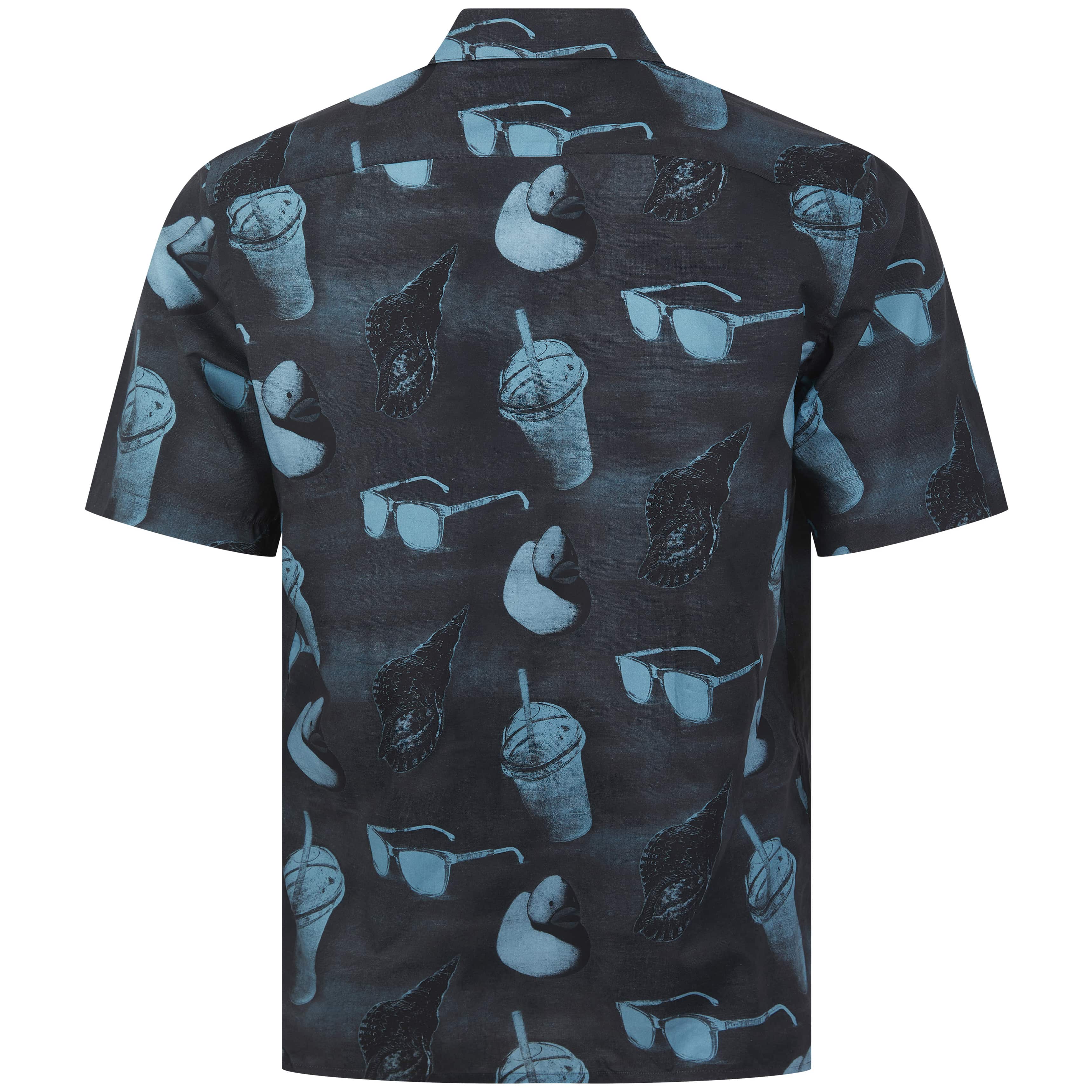 PAUL SMITH SUNBLEACHED SNAPS POPLIN SHIRT