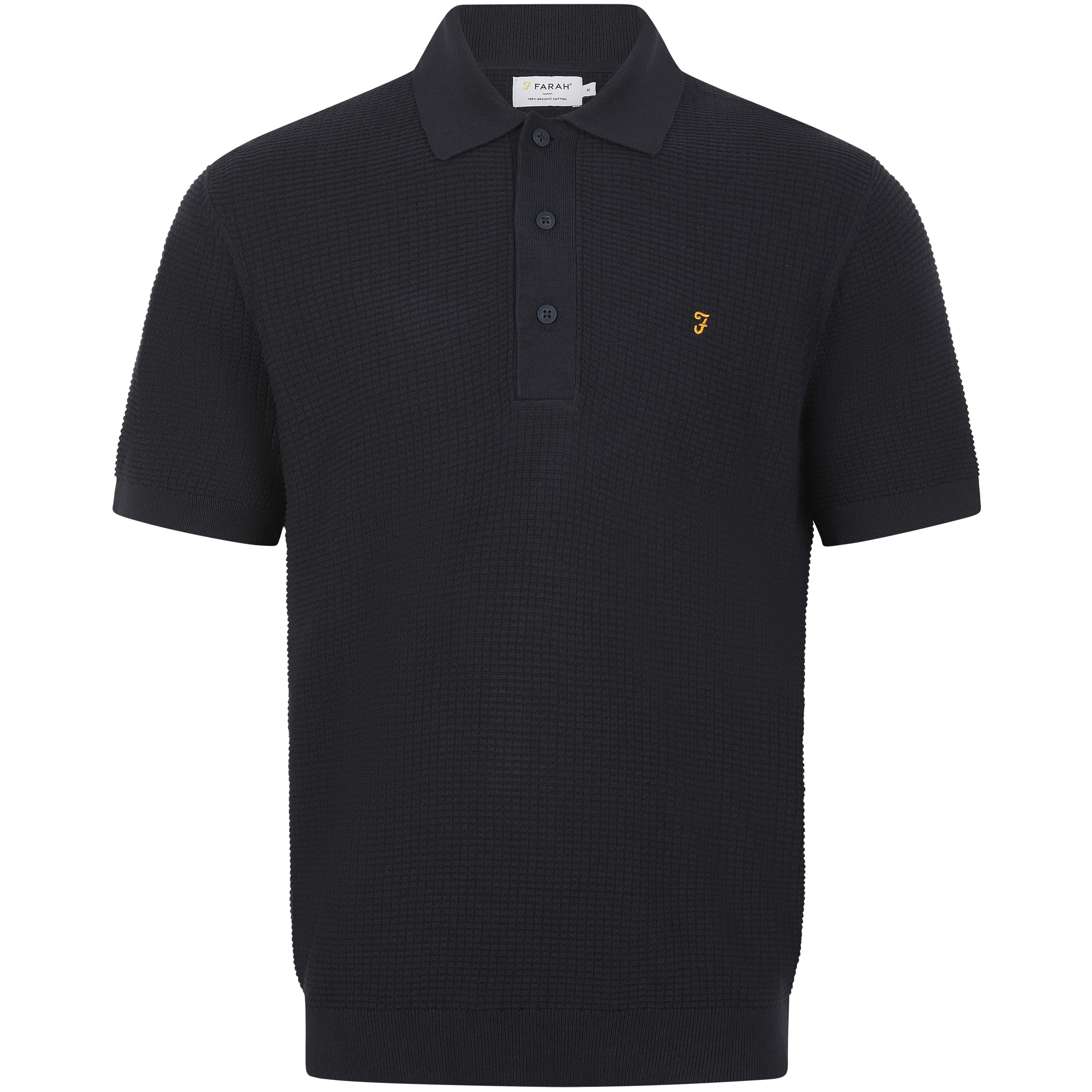 FARAH THORNLEY KNITTED POLO SHIRT