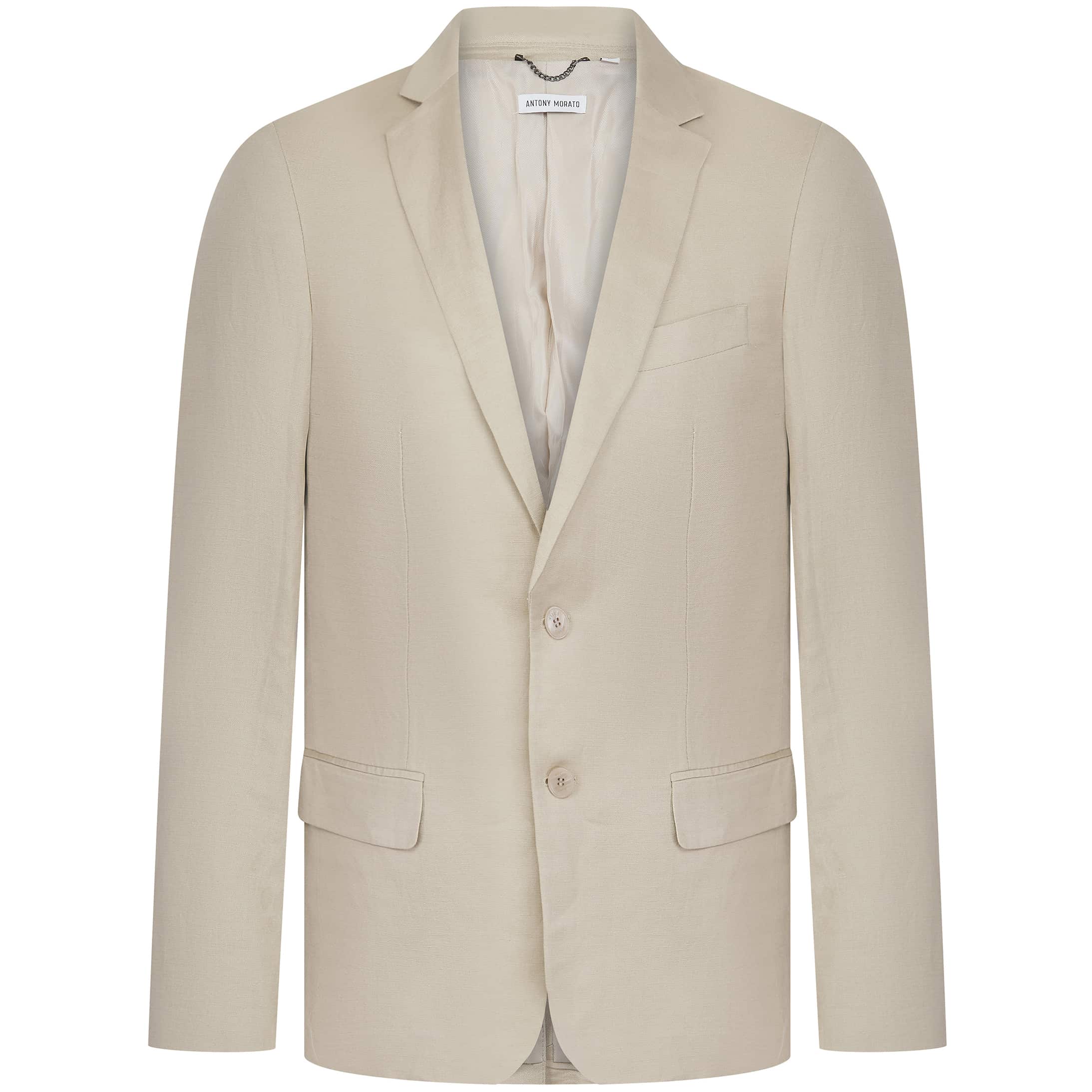 ANTONY MORATO LUIS LINEN BLEND BLAZER