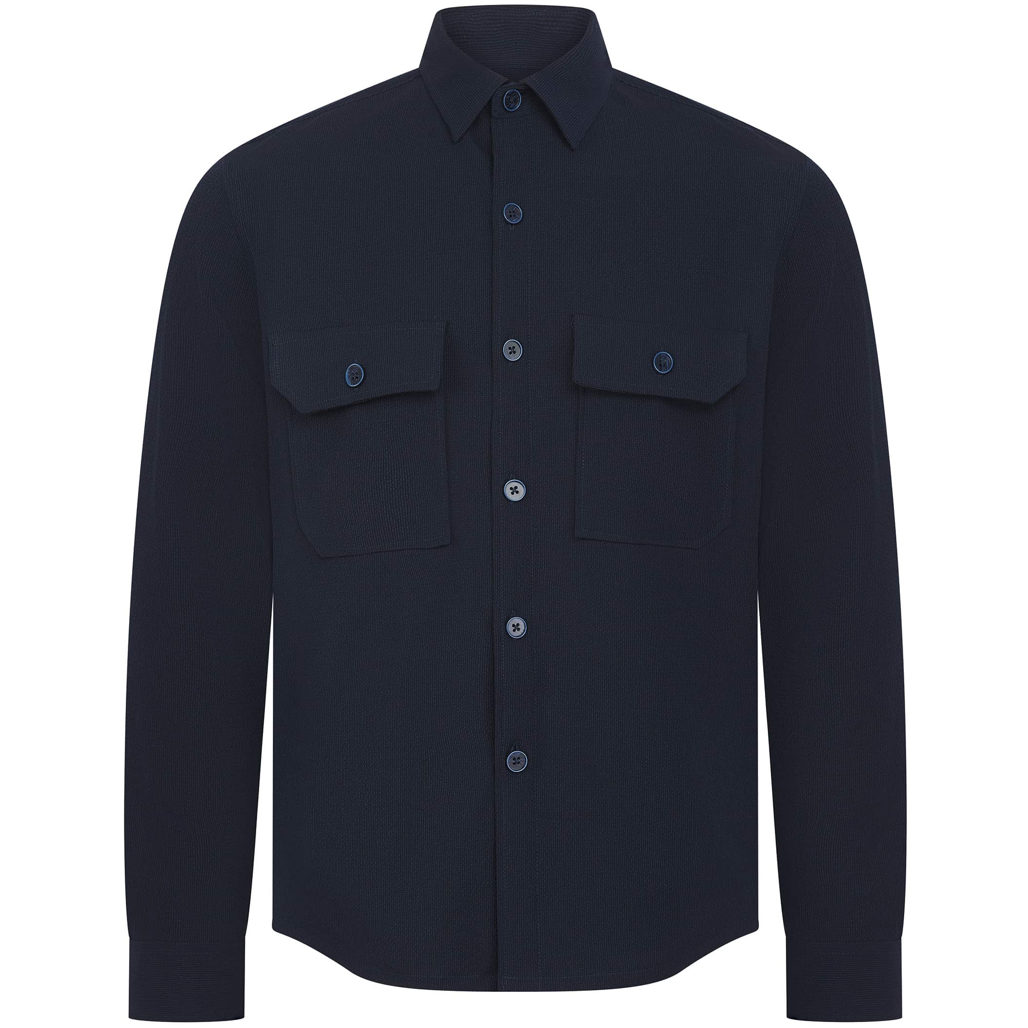 SEINSE LIGHTWEIGHT CREPE OVERSHIRT