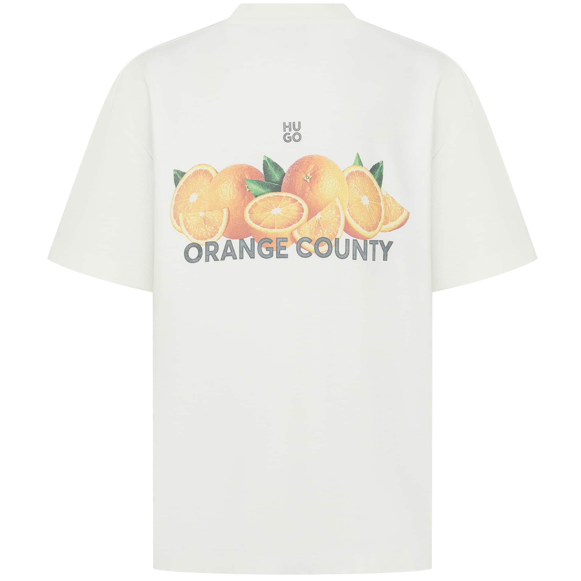 HUGO DARTIEE COTTON JERSEY GRAPHIC T-SHIRT