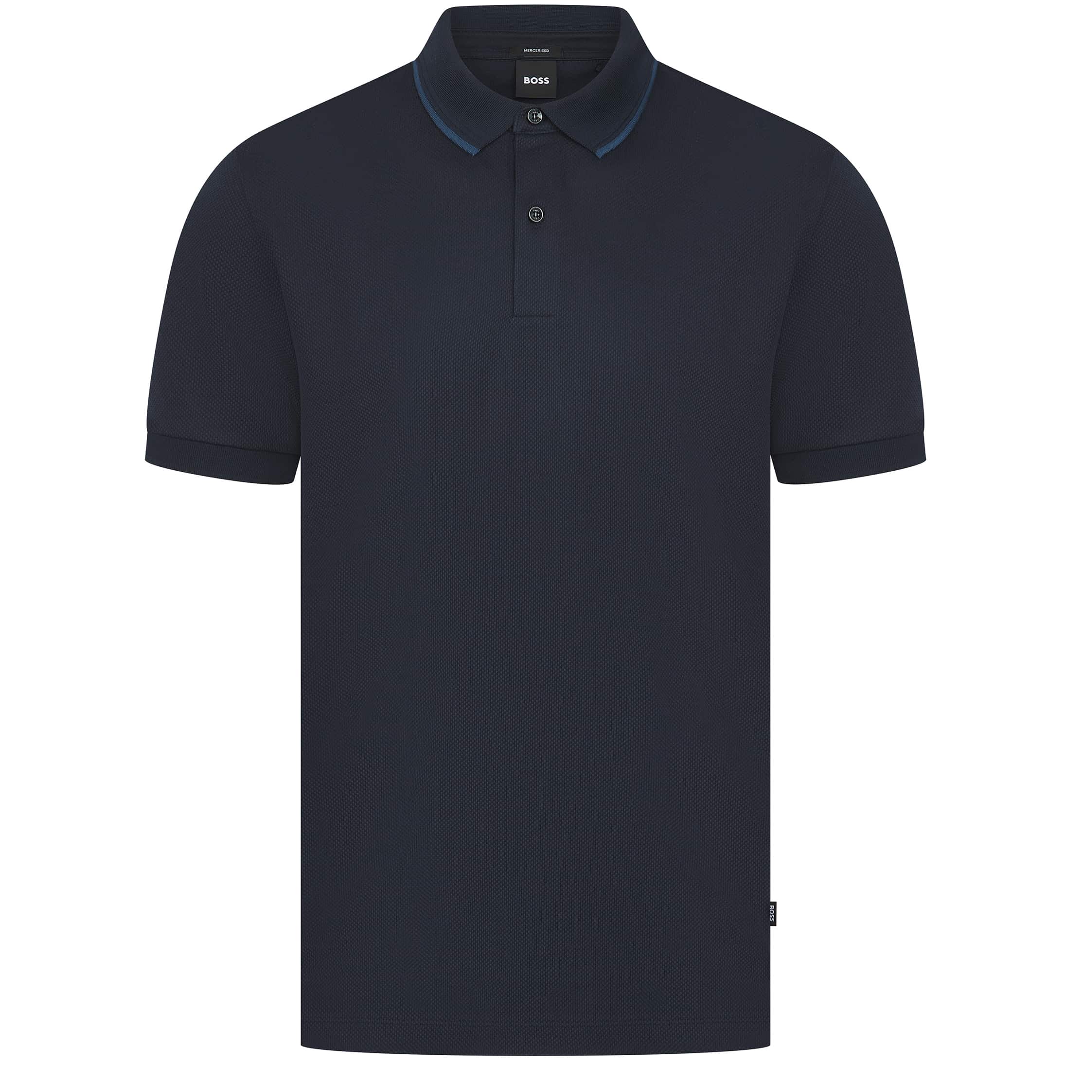 BOSS H-PROUT 59 MICRO PATTERN POLO SHIRT