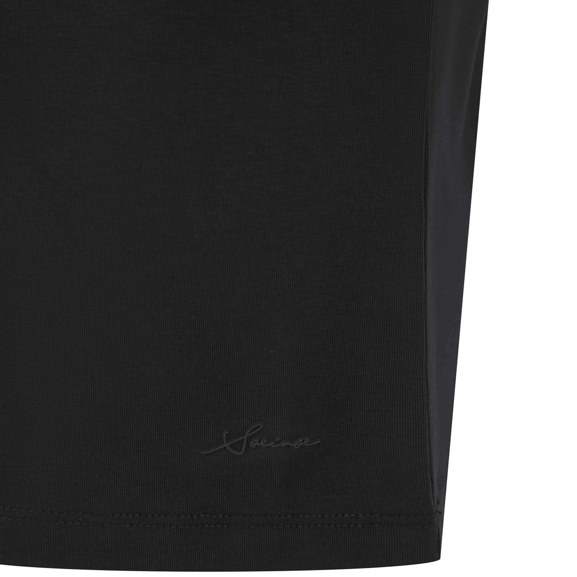SSEINSE ESSENTIAL V-NECK FITTED T-SHIRT SSEINSE