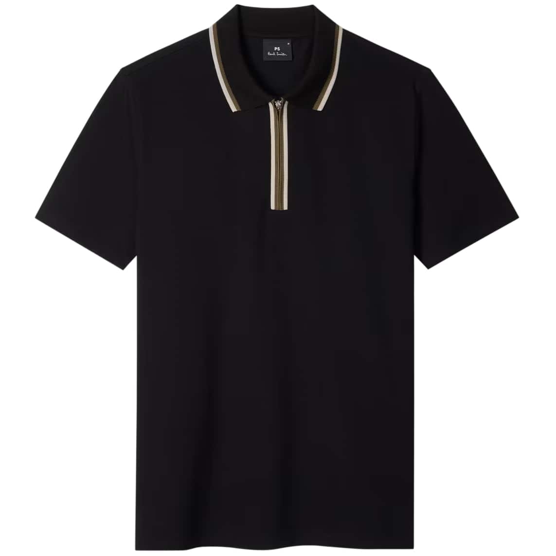 PAUL SMITH CONTRAST TIPPING POLO SHIRT