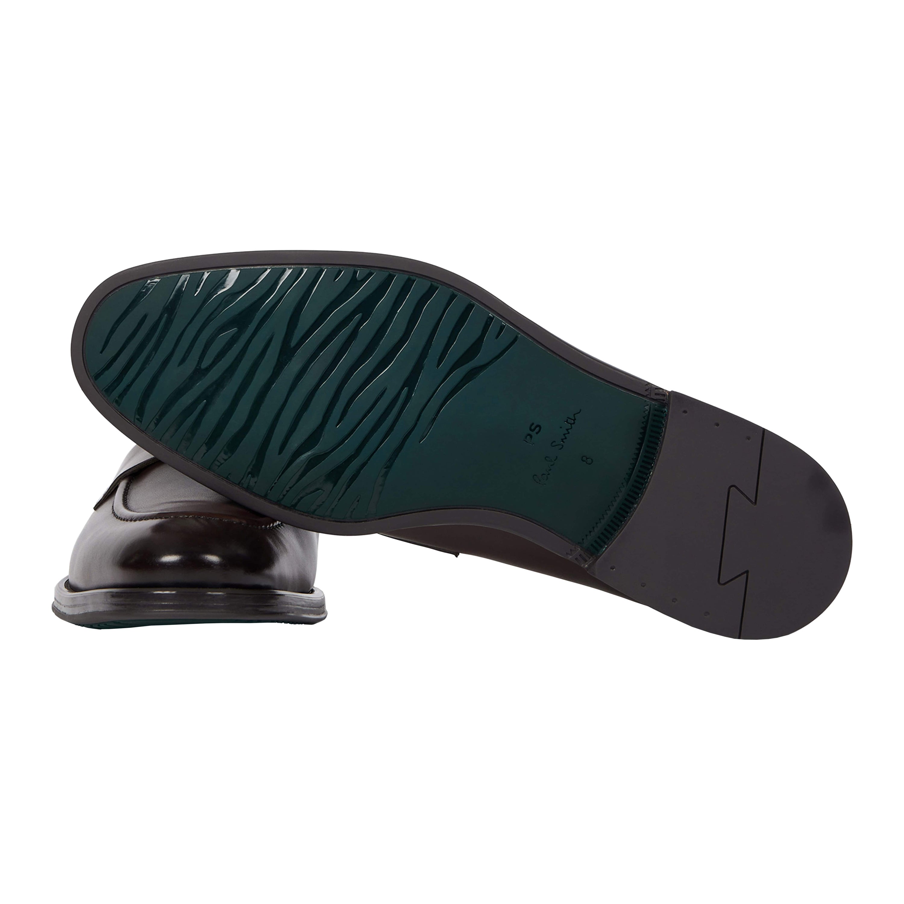 PAUL SMITH LEATHER PIERCE LOAFERS