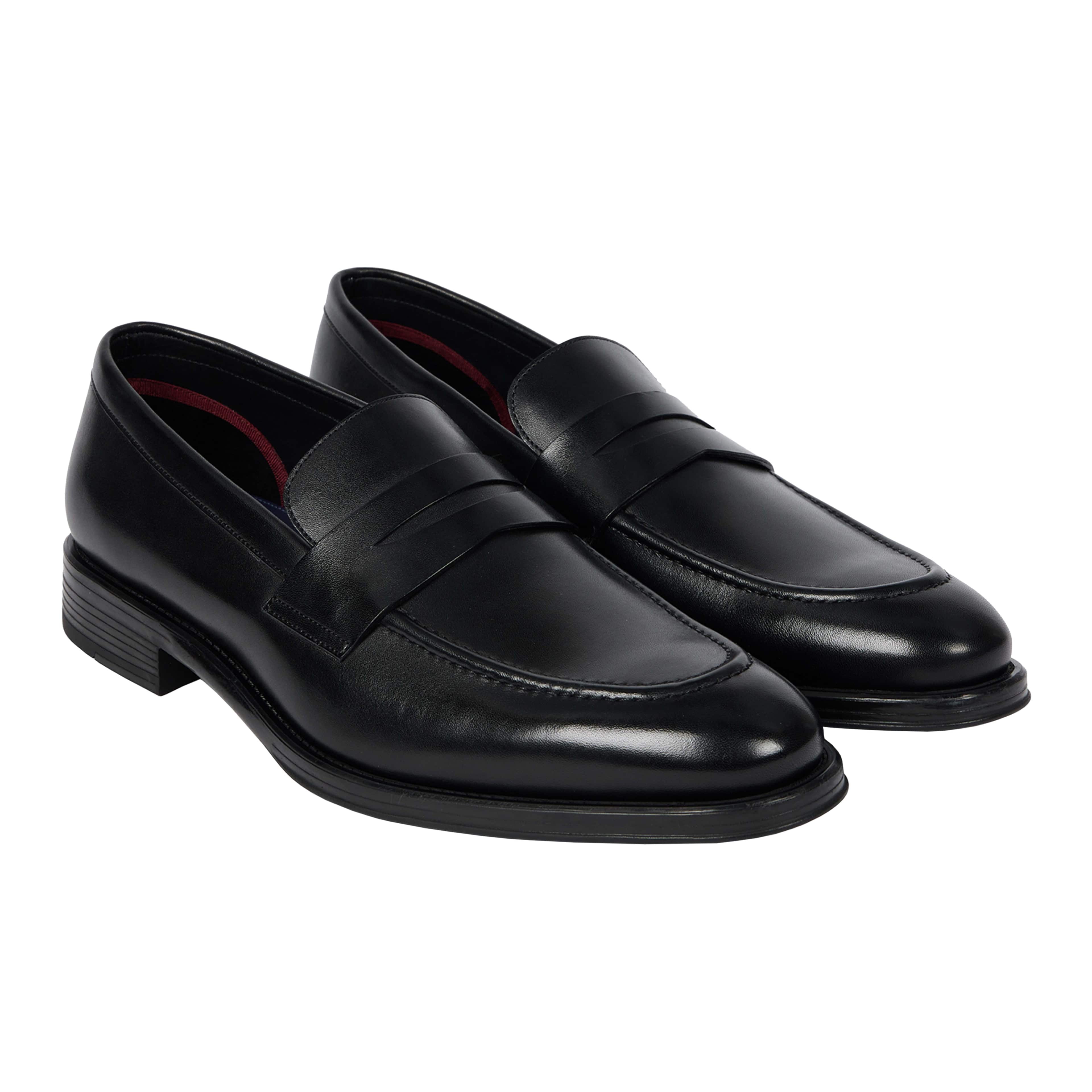 PAUL SMITH LEATHER PIERCE LOAFERS