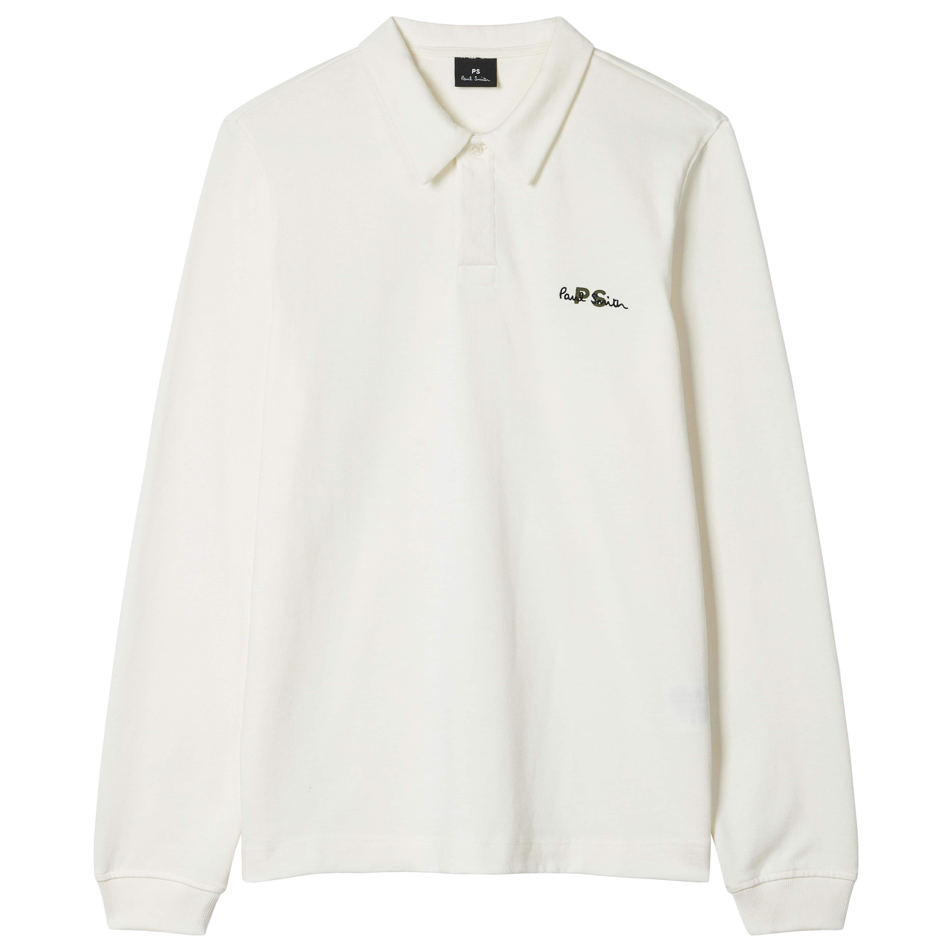 PAUL SMITH LOGO LONG SLEEVE RUGBY SHIRT