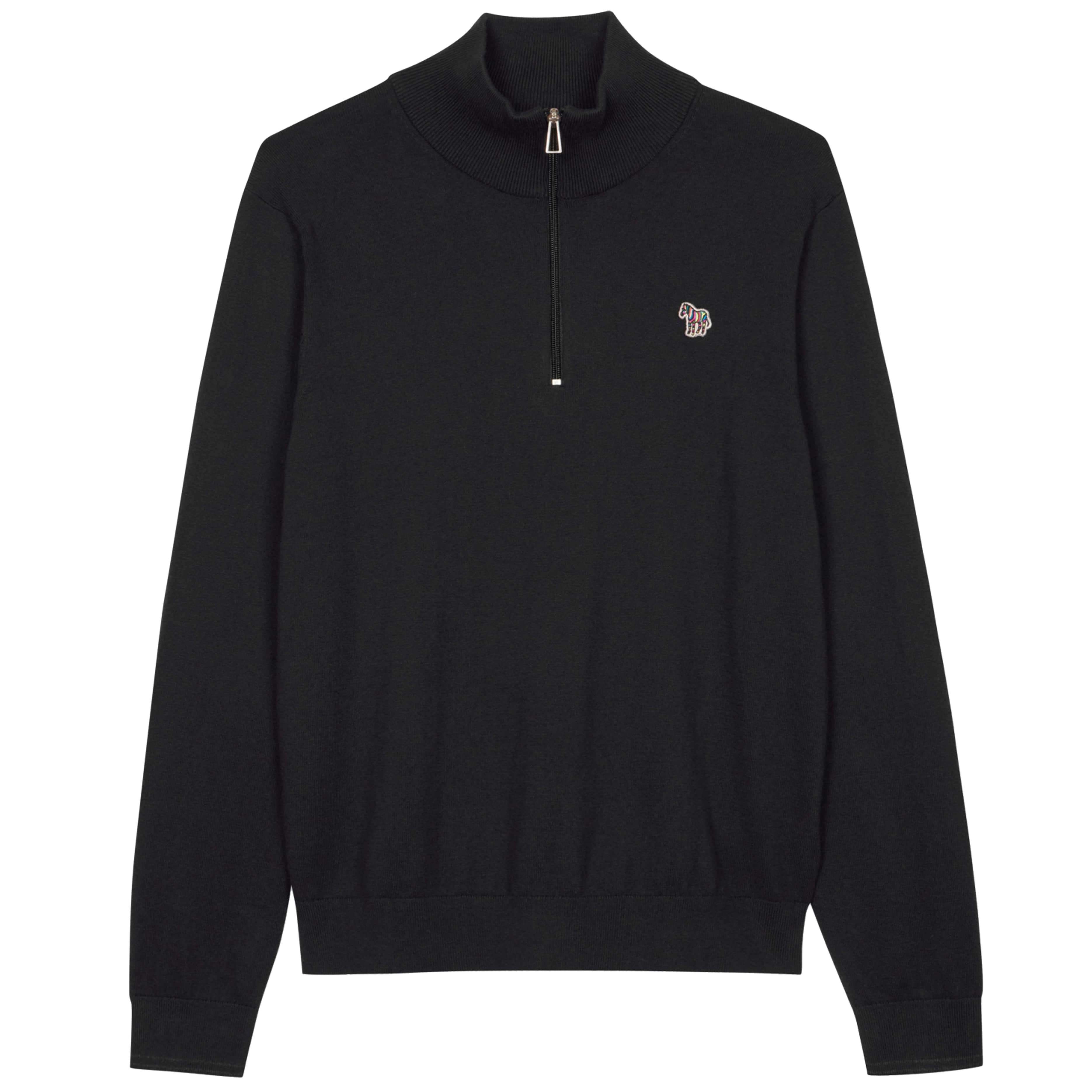PAUL SMITH ZIP-NECK KNIT JUMPER