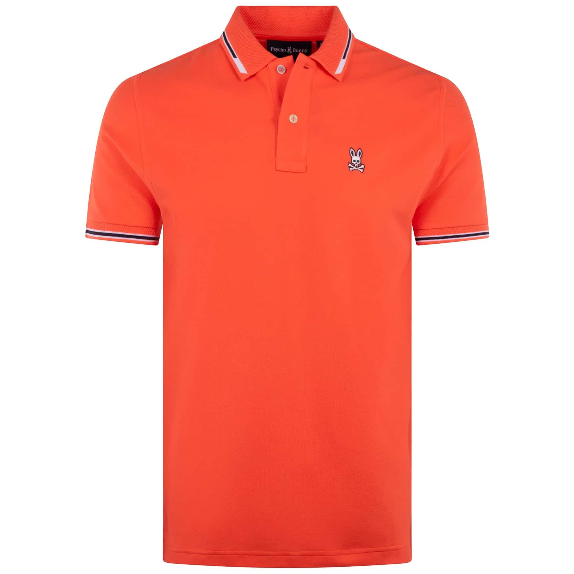 PSYCHO BUNNY STIRLING PIQUE POLO SHIRT