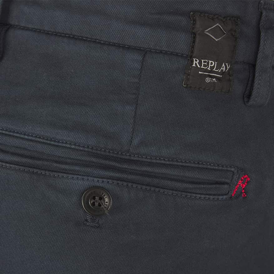 REPLAY ZEUMAR SLIM-FIT CHINO TROUSERS