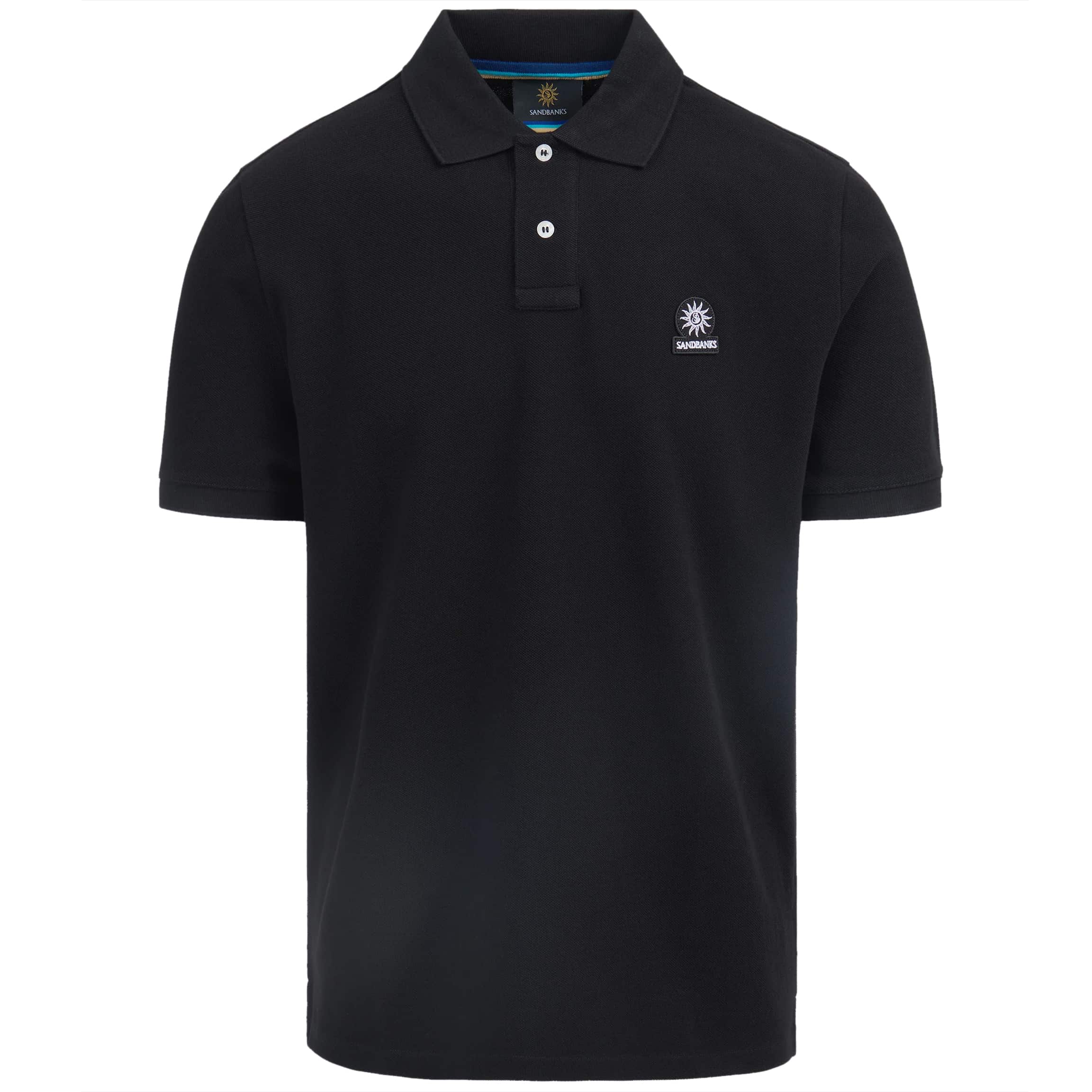SANDBANKS BADGE LOGO POLO SHIRT SANDBANKS