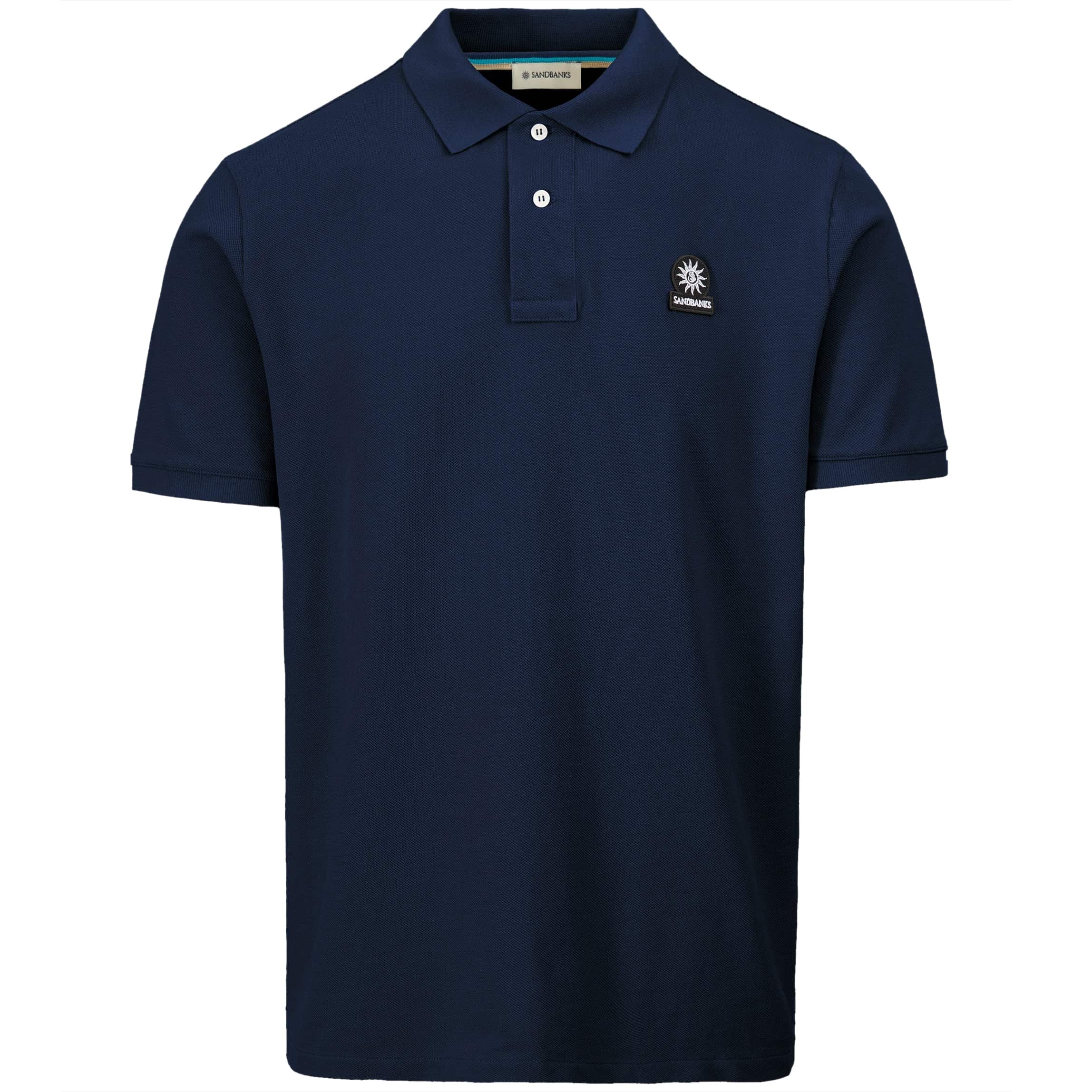 SANDBANKS BADGE LOGO POLO SHIRT