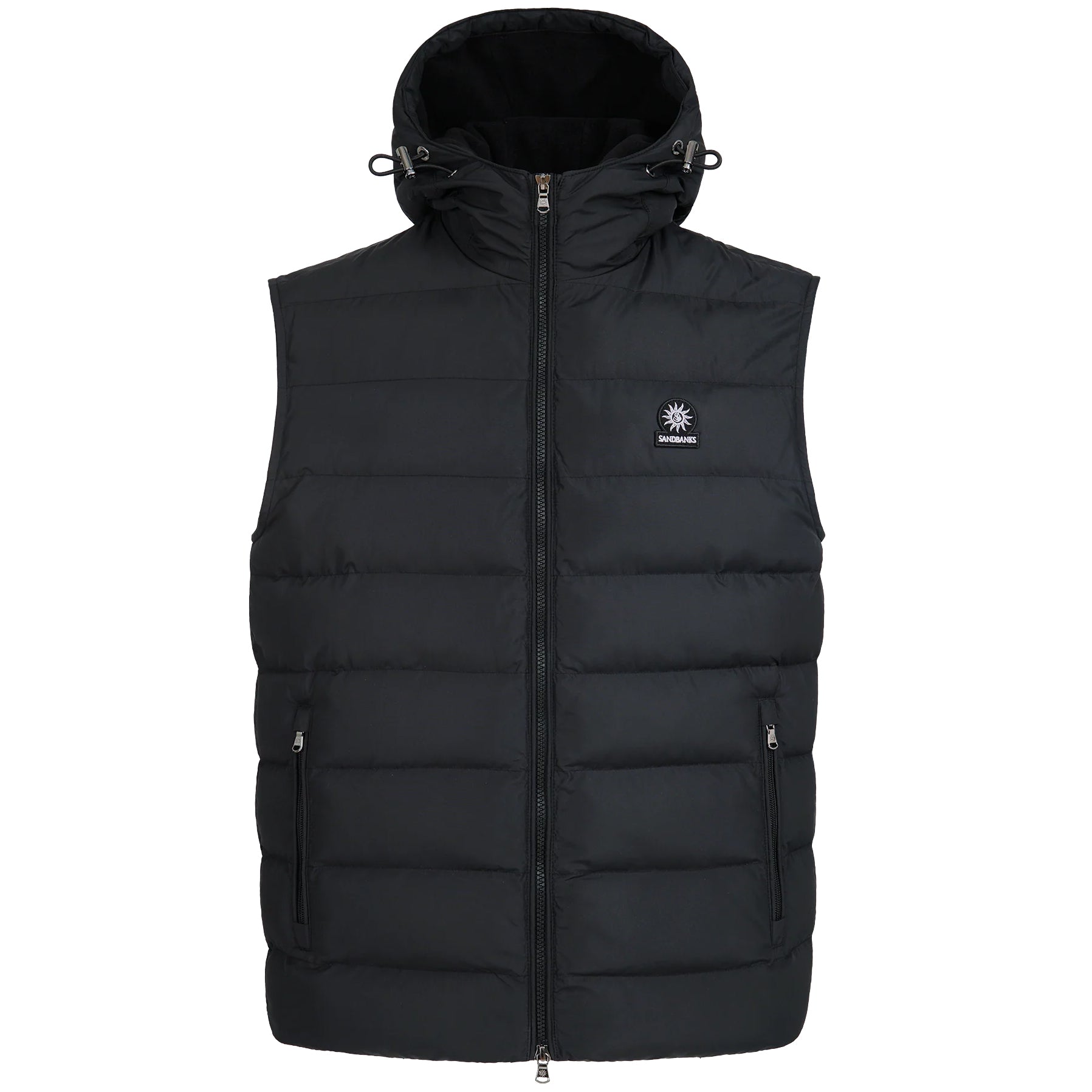 SANDBANKS FRONTIER HOODED PUFFER GILET