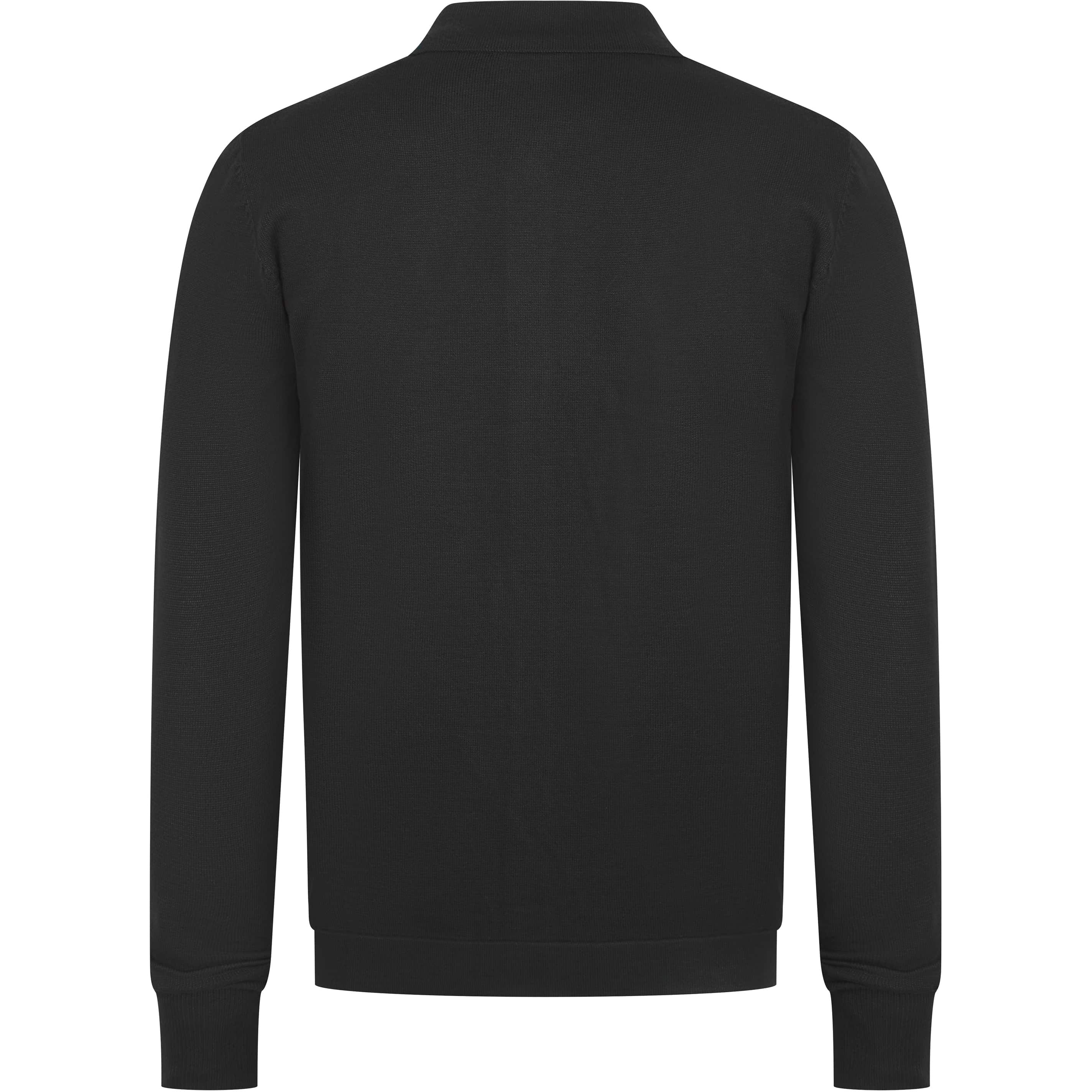 SEINSE COLLARED BUTTON KNIT CARDIGAN