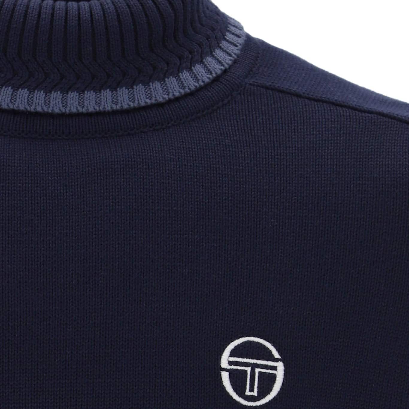 SERGIO TACCHINI CARUSO ROLL NECK KNIT JUMPER