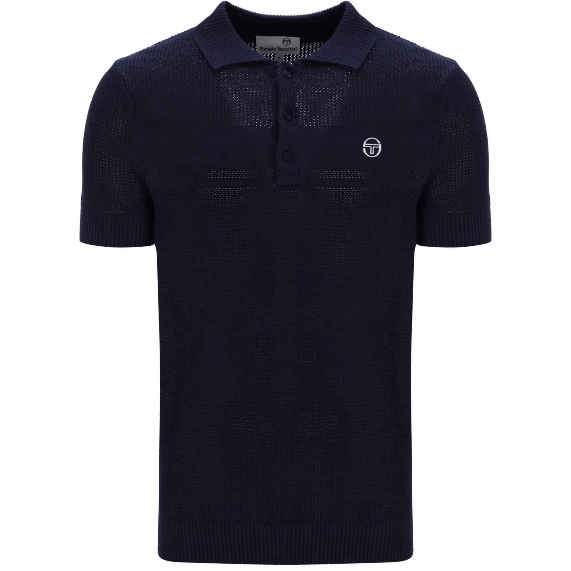 SERGIO TACCHINI SABINO KNIT POLO SHIRT
