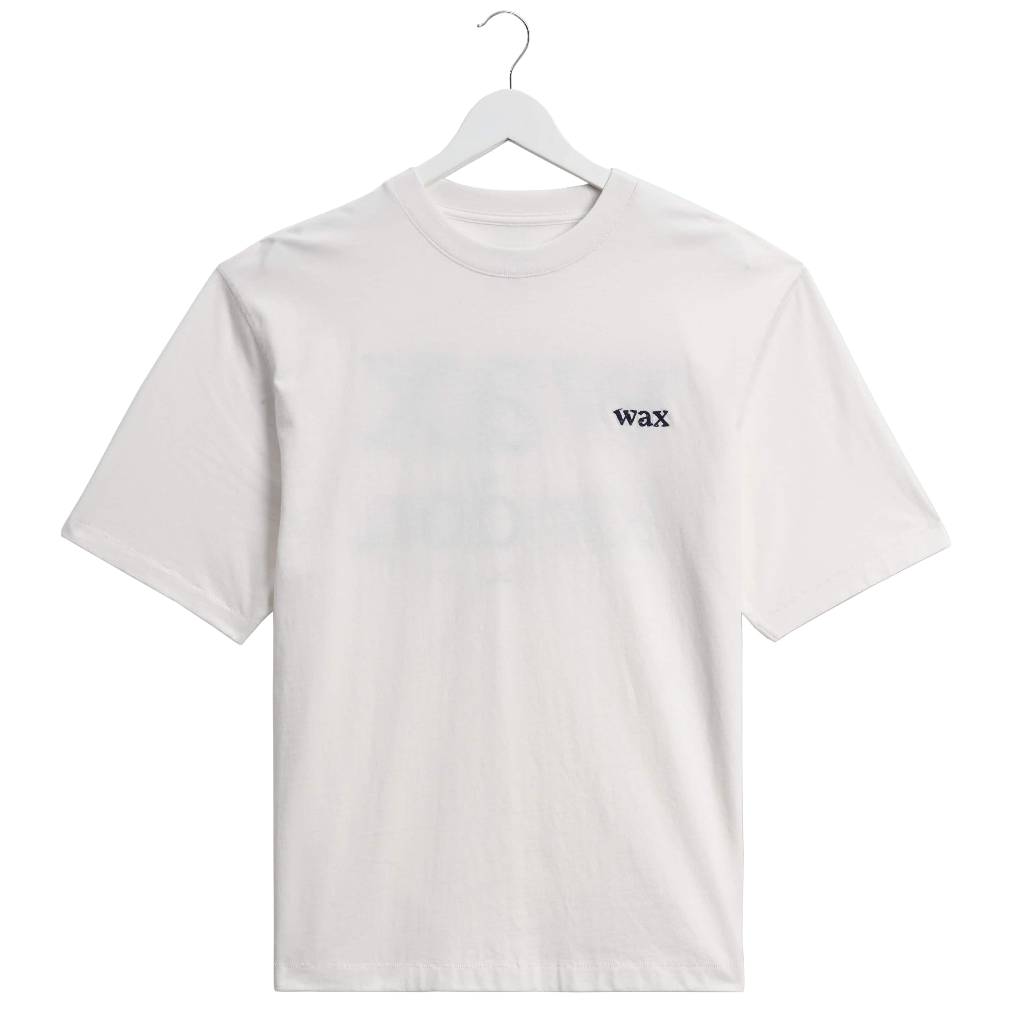 WAX LONDON DEAN SCRIBBLE TEXT T-SHIRT
