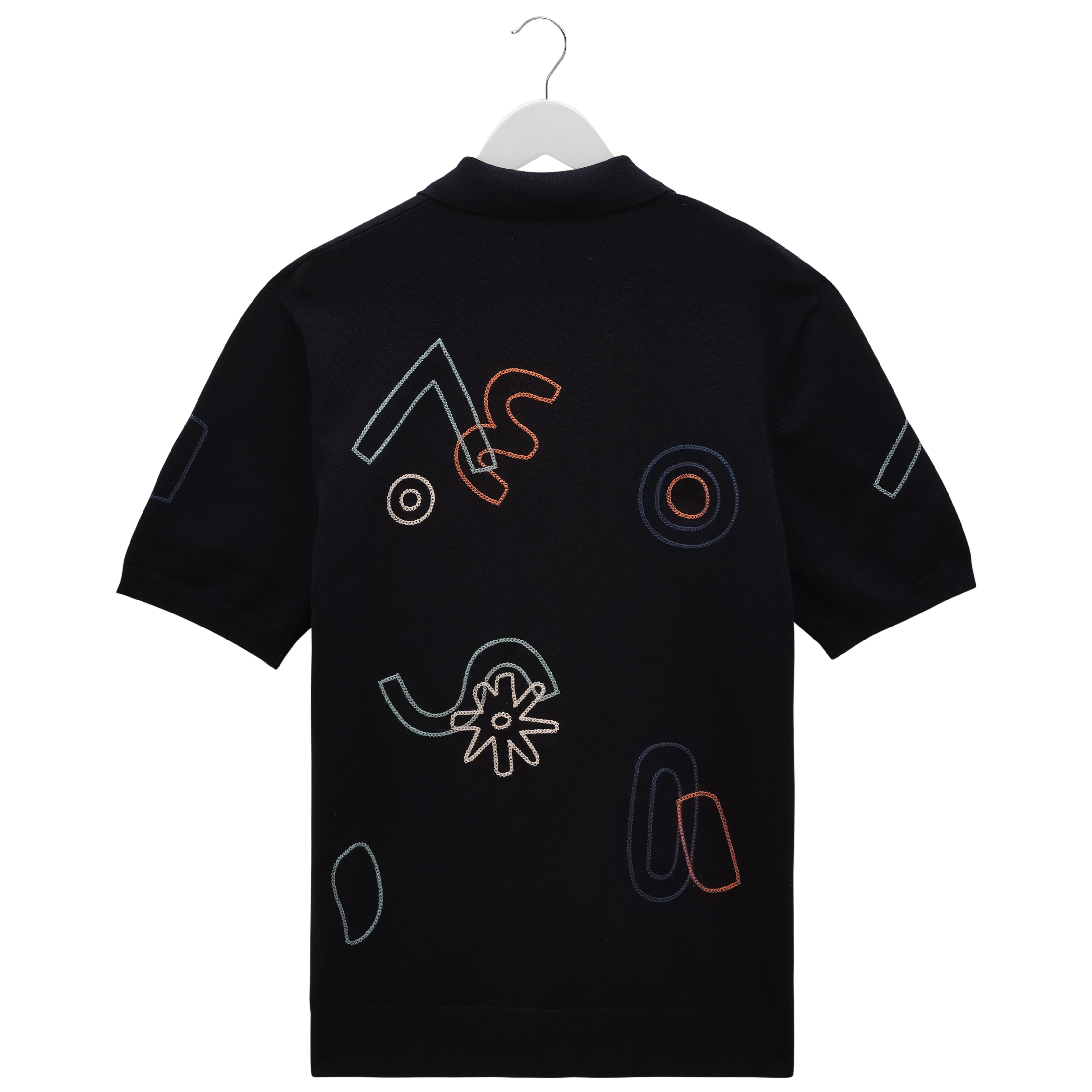 WAX LONDON TELLARO SHAPES EMBROIDERED SHIRT