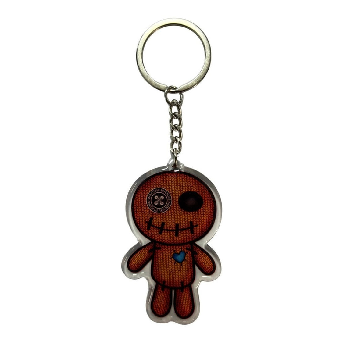 WRONG FRIENDS VOODOO KEYCHAIN