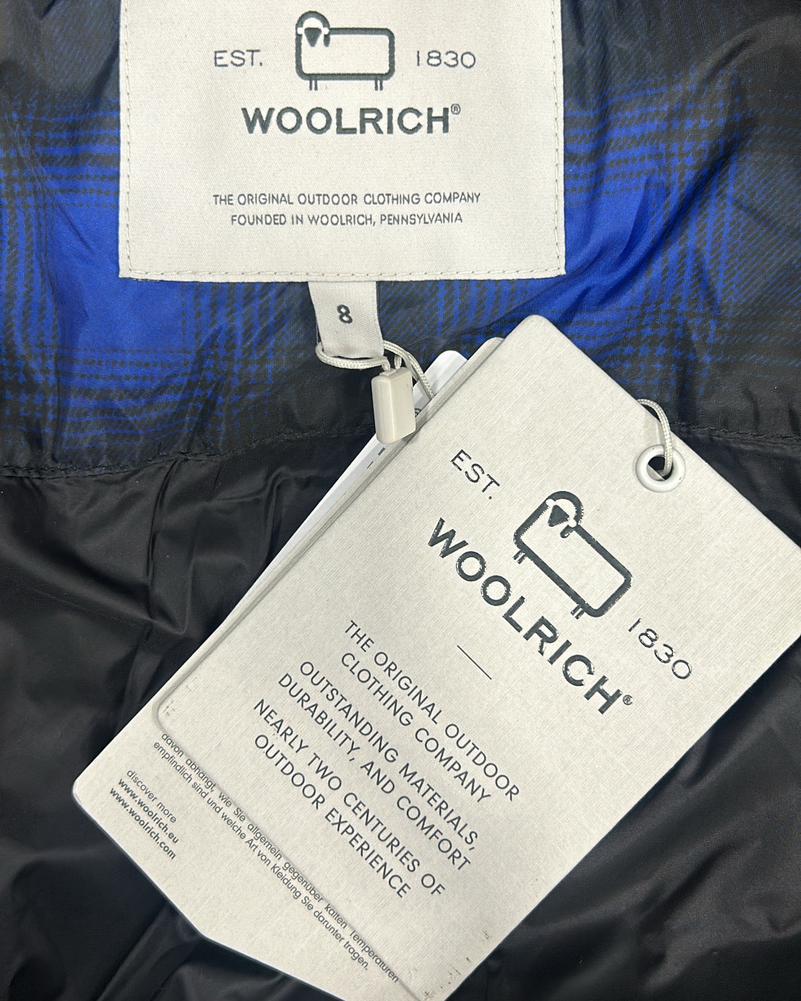 WOOLRICH KIDS BOYS PRINTED SIERRA JACKET