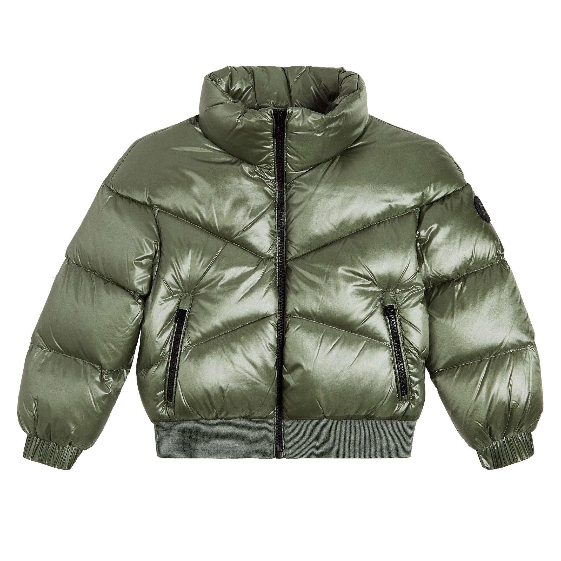 WOOLRICH KIDS GIRLS ALIQUIPPA GLOSSY DOWN JACKET WOOLRICH