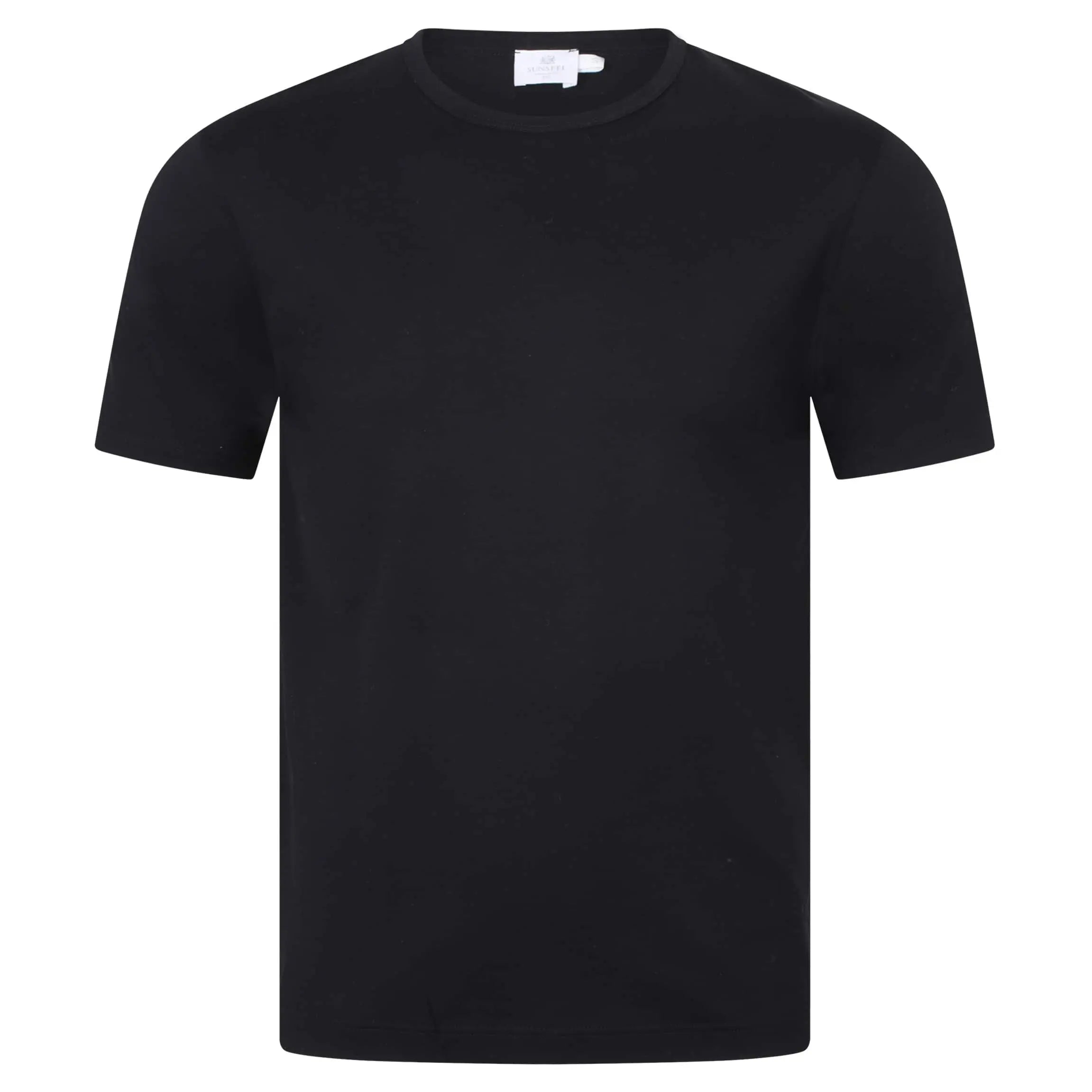 SUNSPEL S/S CREW NECK FITTED T-SHIRT MTSH0001 BLACK
