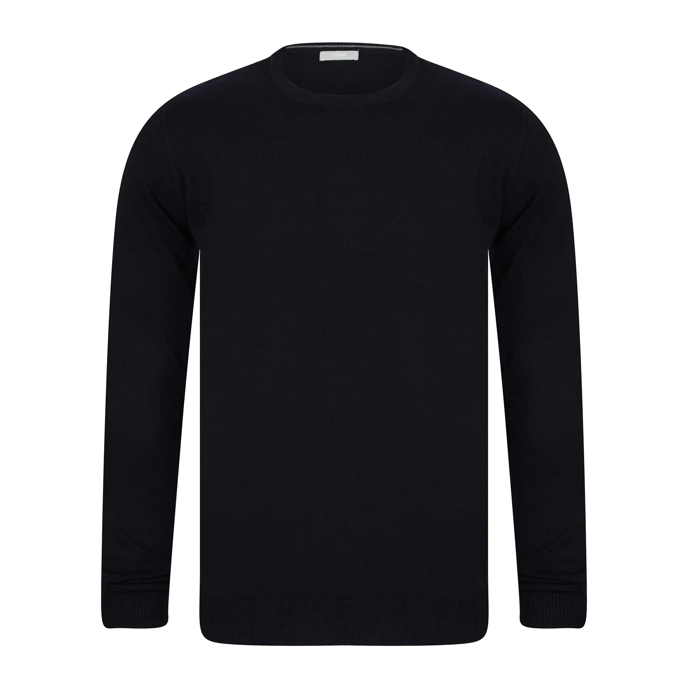 SSEINSE GIROCOLLO FITTED JUMPER MI1619SS BLACK (NE)