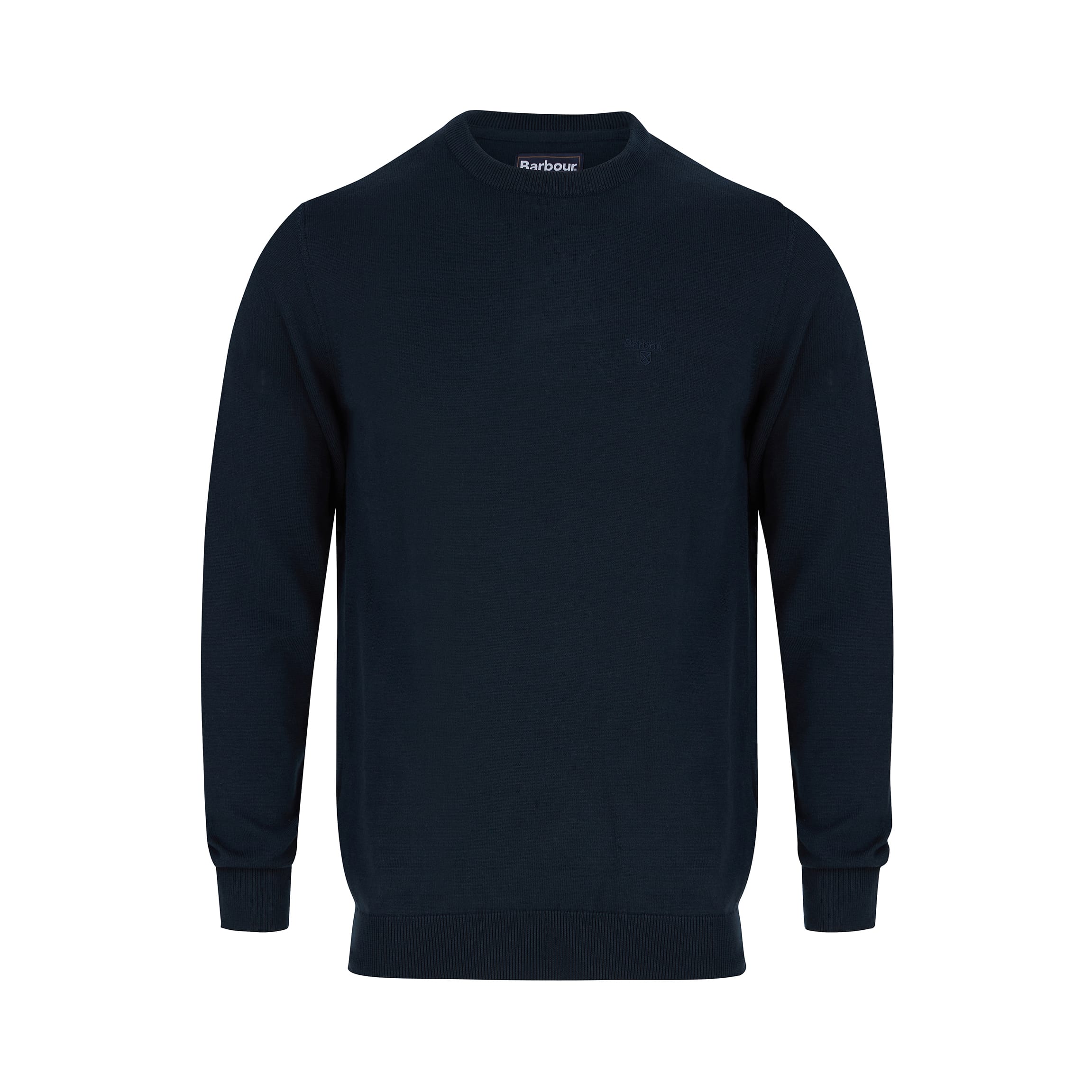 BARBOUR PIMA COTTON KNIT JUMPER MKN0932 - Navy (NY91)