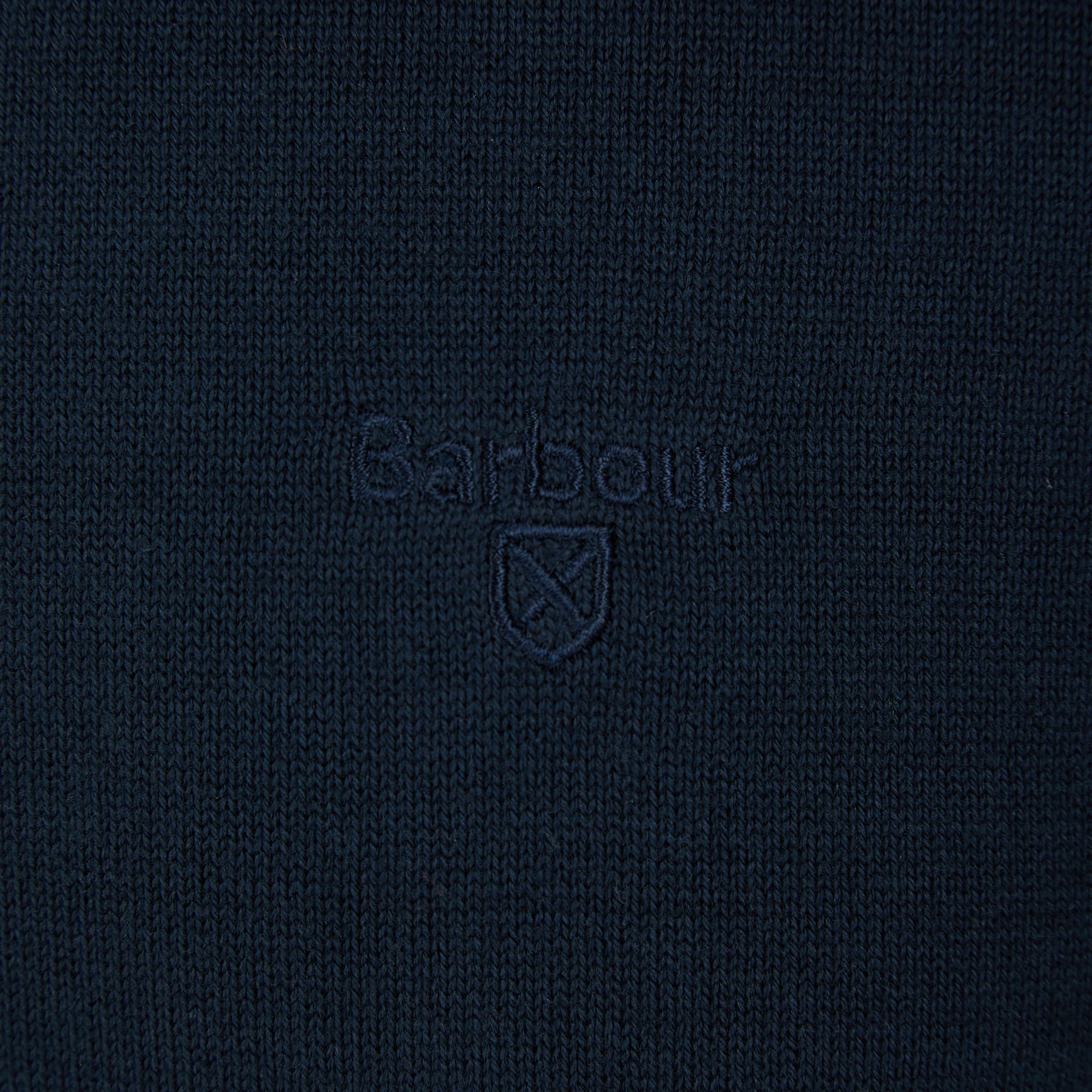 BARBOUR PIMA COTTON KNIT JUMPER MKN0932 - Navy (NY91)